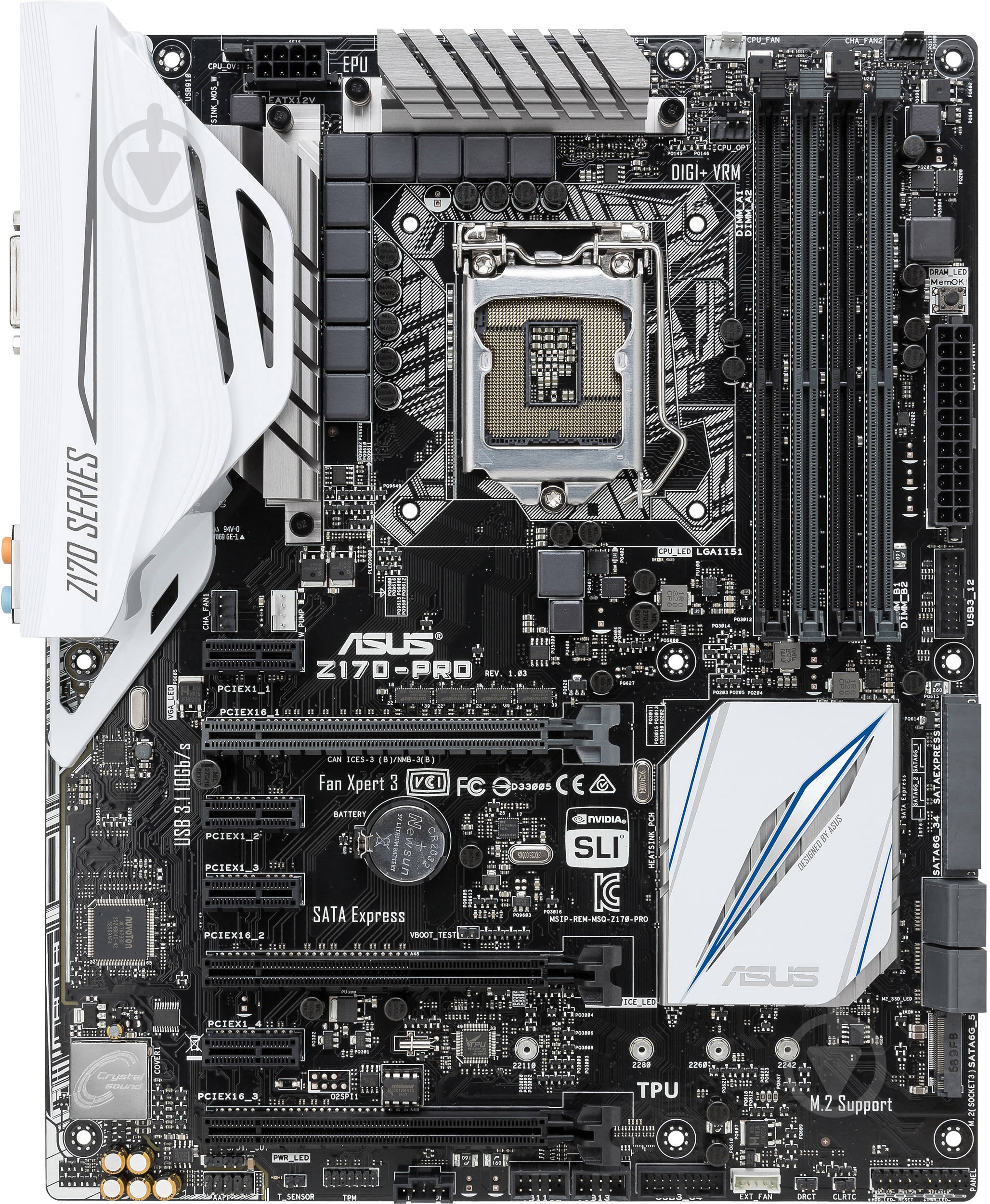 Материнська плата Asus Z170-PRO (Socket 1151, Intel Z170, ATX) - фото 1 Материнська плата Asus Z170-PRO (Socket 1151, Intel Z170, ATX) - фото 1