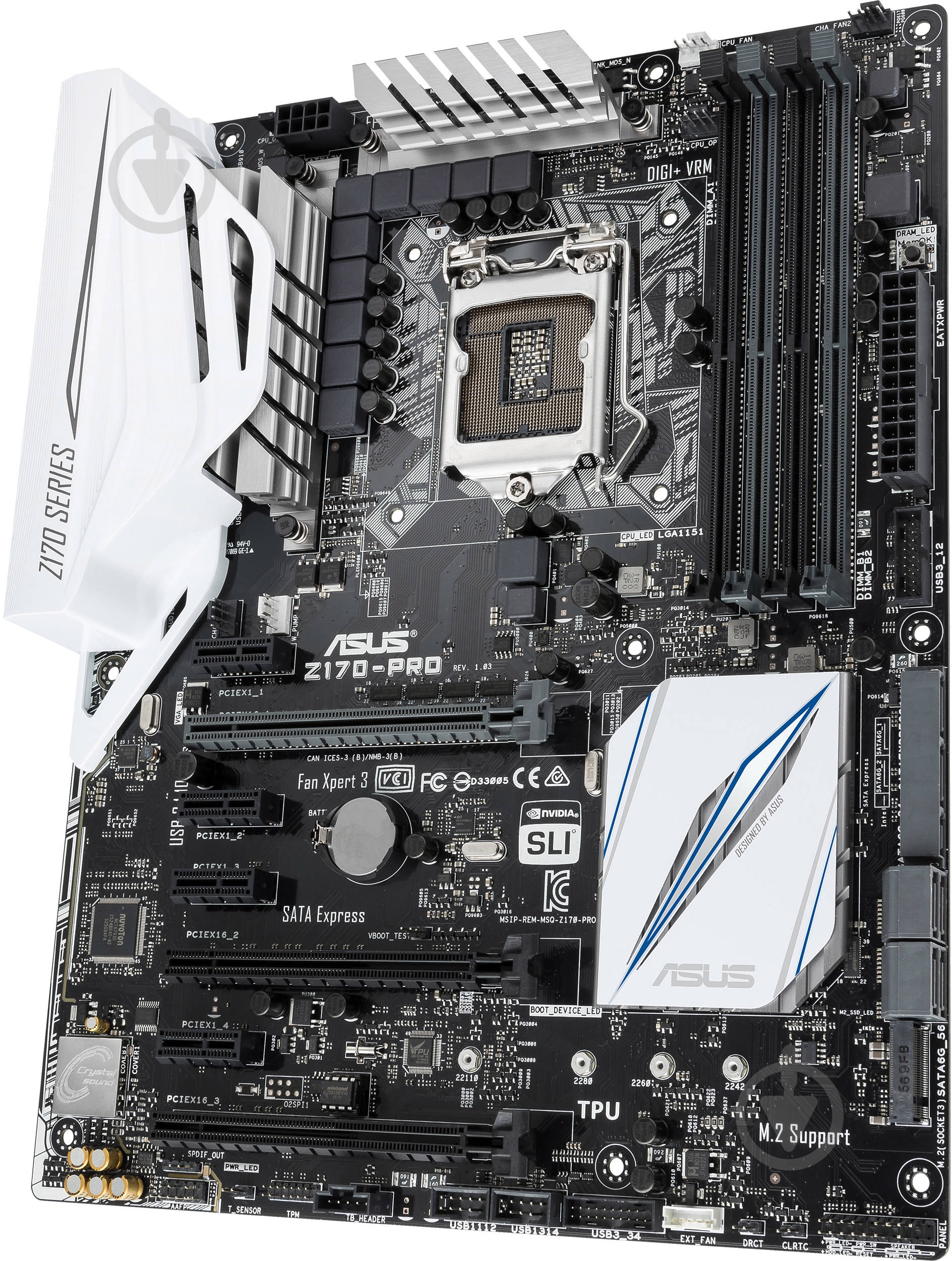 Материнська плата Asus Z170-PRO (Socket 1151, Intel Z170, ATX) - фото 3 Материнська плата Asus Z170-PRO (Socket 1151, Intel Z170, ATX) - фото 3