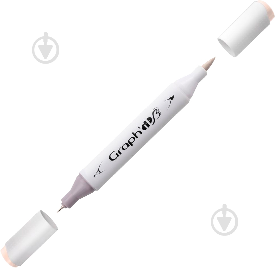 Маркер двусторонний Graph'it Brushmarker GI84115 хлопок - фото 1