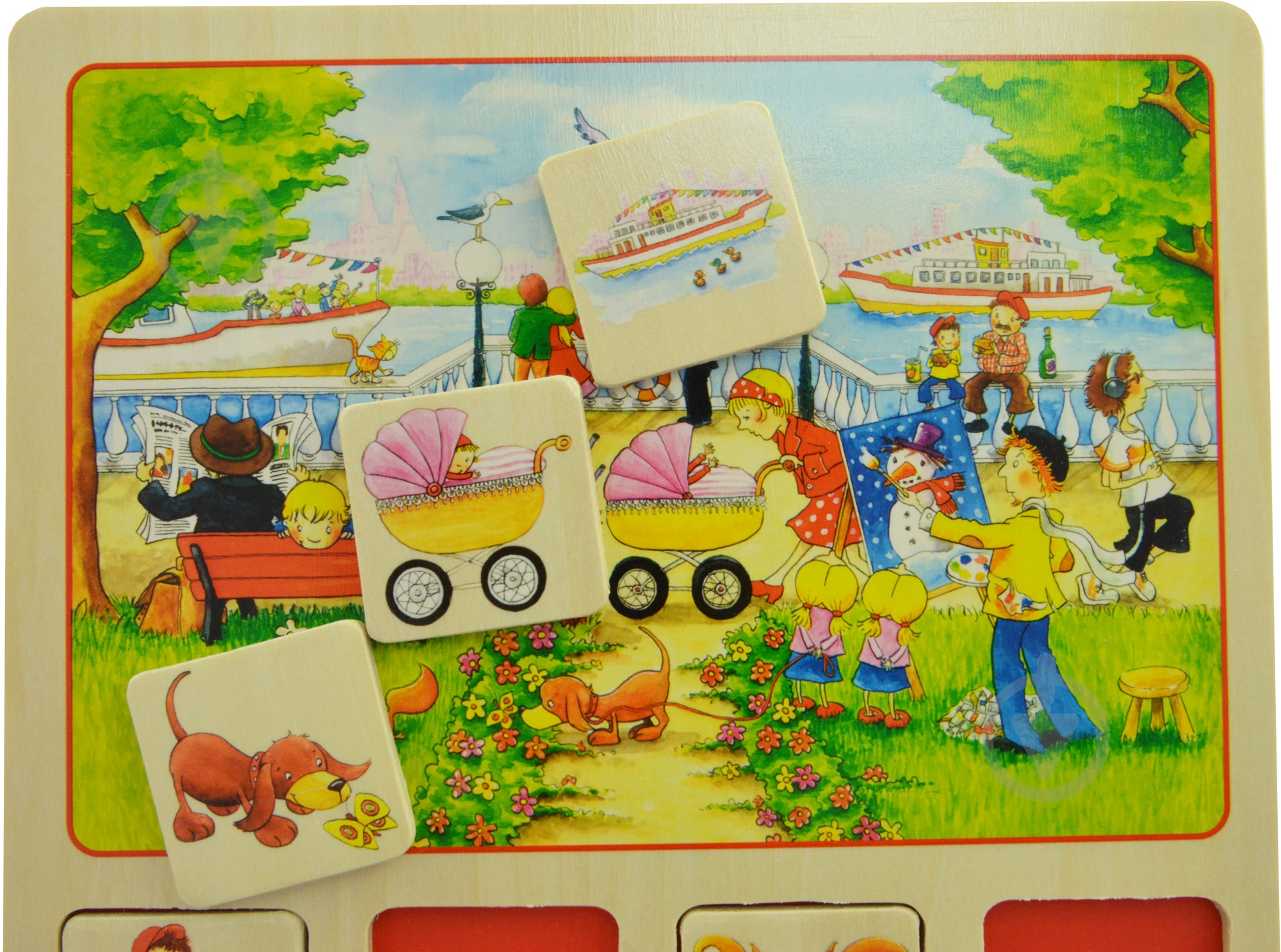 Игра настольная GoKi Наш маленький город 56740 - фото 2 Игра настольная GoKi Наш маленький город 56740 - фото 2