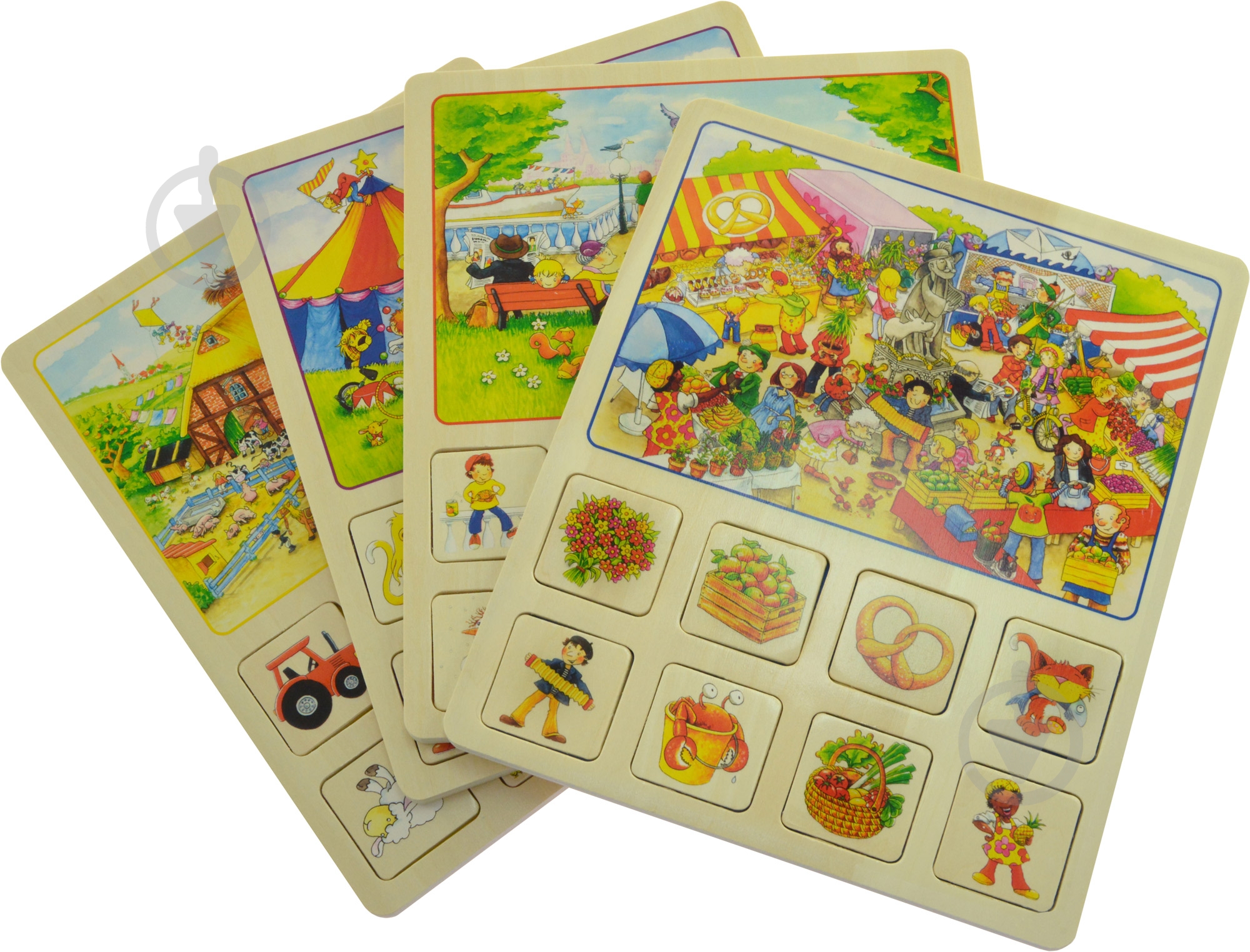 Игра настольная GoKi Наш маленький город 56740 - фото 3 Игра настольная GoKi Наш маленький город 56740 - фото 3