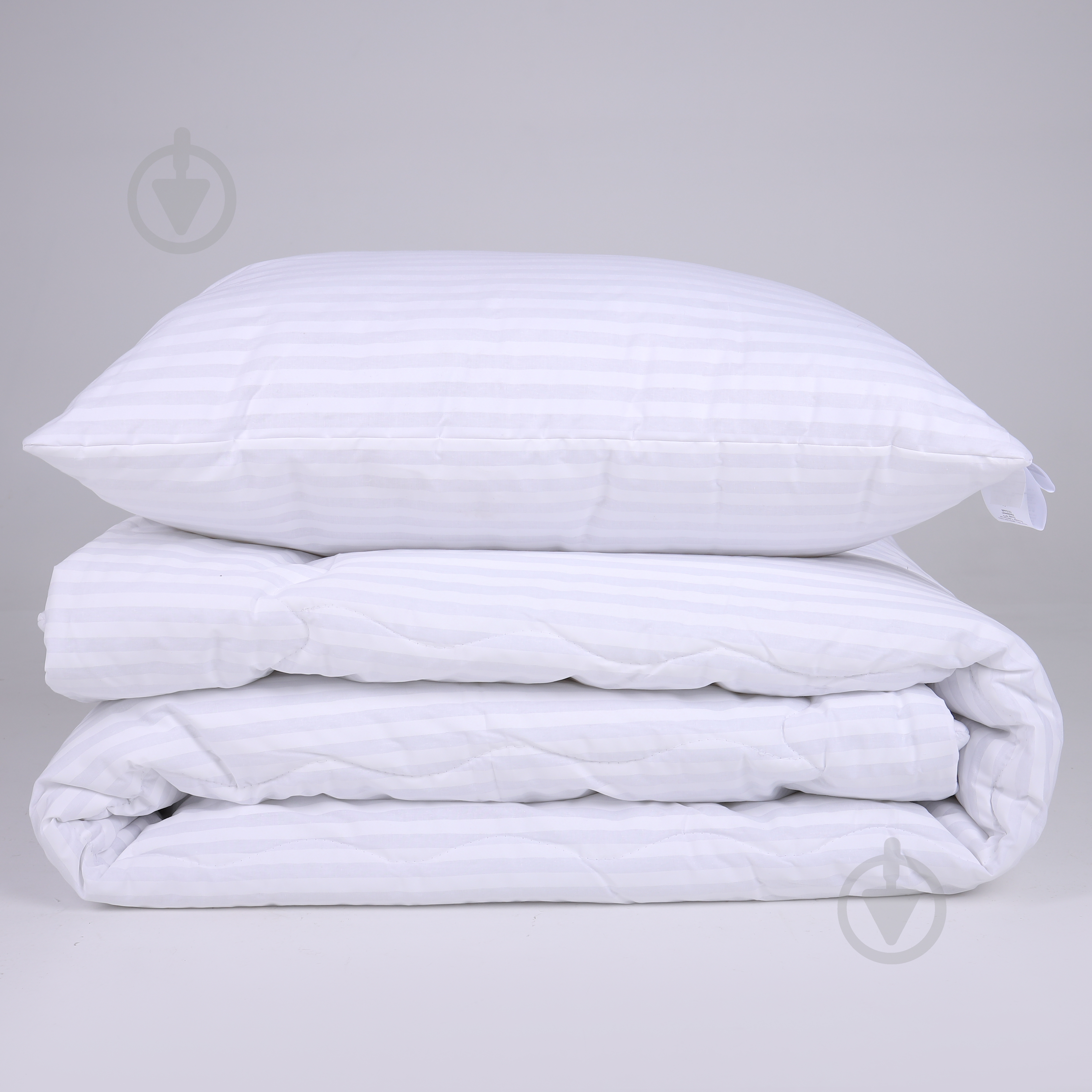 Набор №1130 Сolor Fun Line 17-0605 Stripe White лето 220x240 см MirSon белый - фото 4