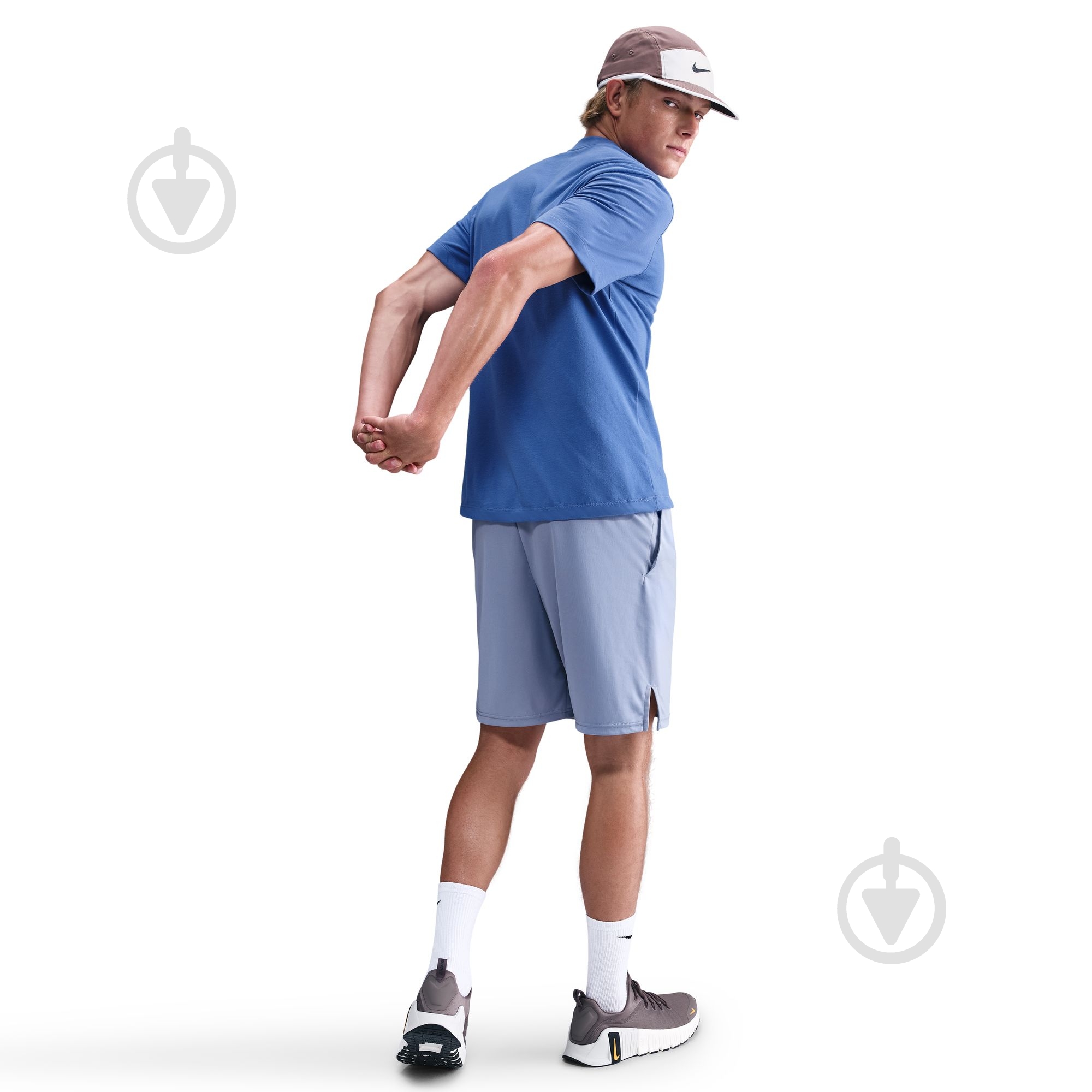 Футболка Nike M NK DF TEE DFC CREW SOLID AR6029-411 р.M голубой - фото 2