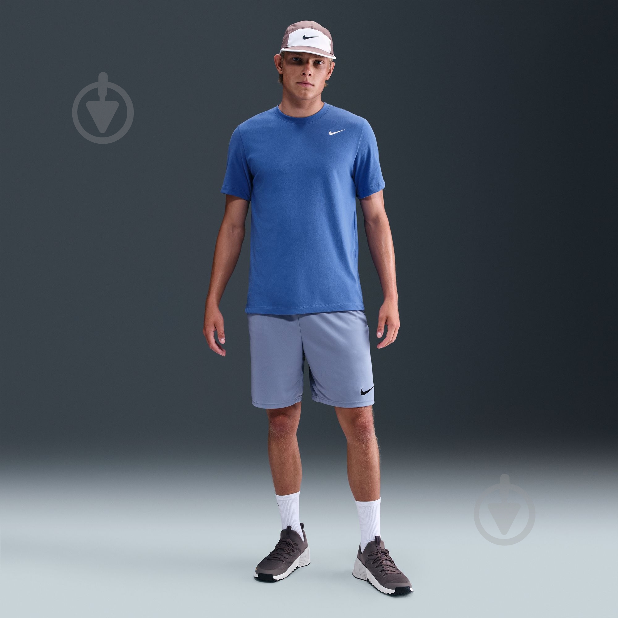 Футболка Nike M NK DF TEE DFC CREW SOLID AR6029-411 р.M голубой - фото 7