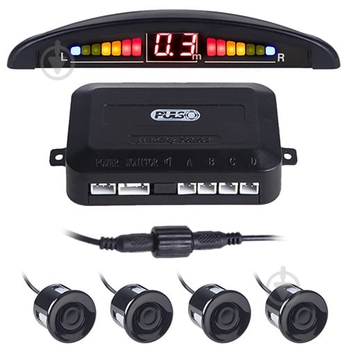 Парктроник с 4 датчиками PULSO LP-10140 - фото 1 Парктроник с 4 датчиками PULSO LP-10140 - фото 1