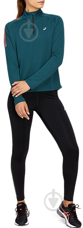 Джемпер Asics ICON LS 1/2 ZIP 2012B043-400 р. S синий - фото 1