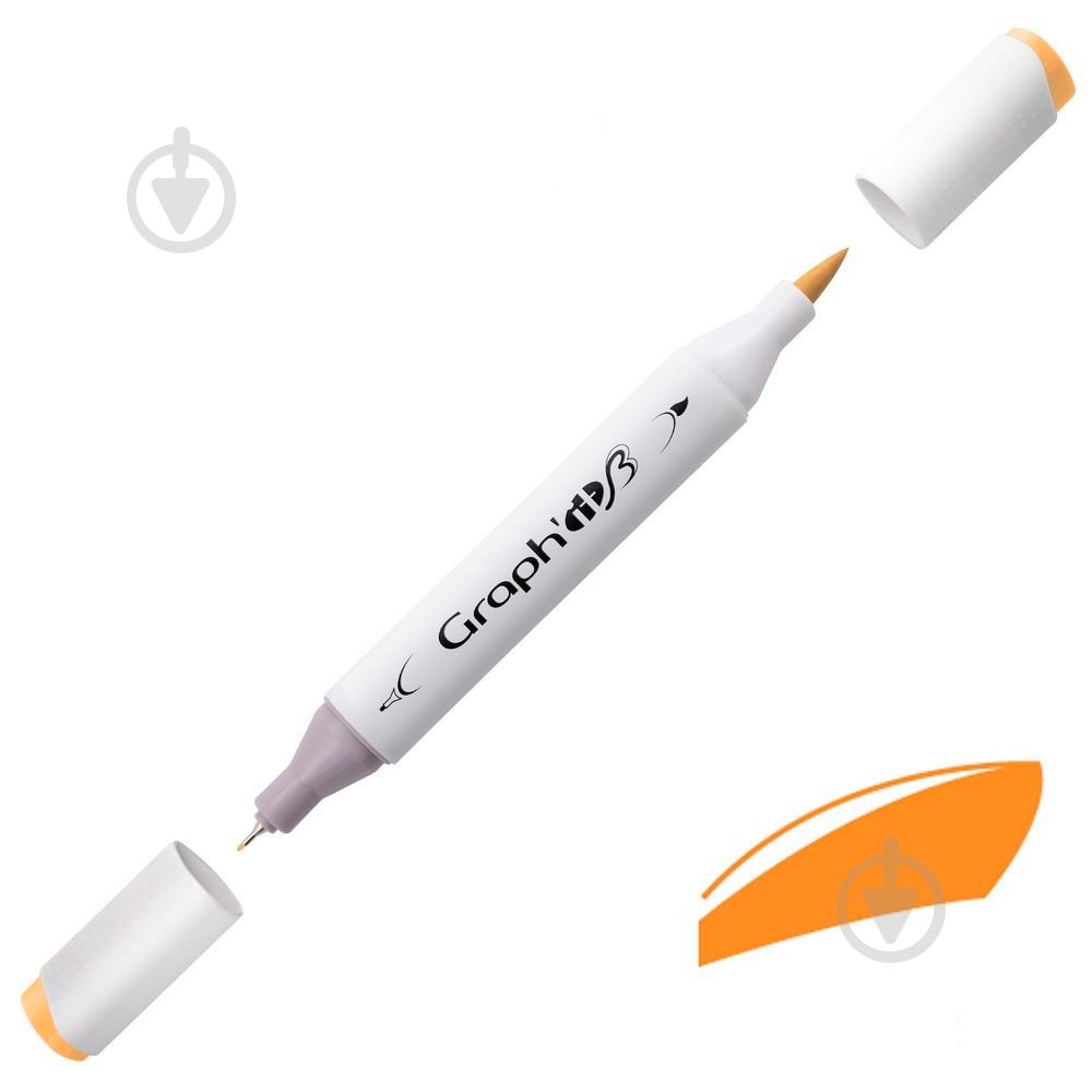 Маркер двусторонний Graph'it GI82102 дыня - фото 1