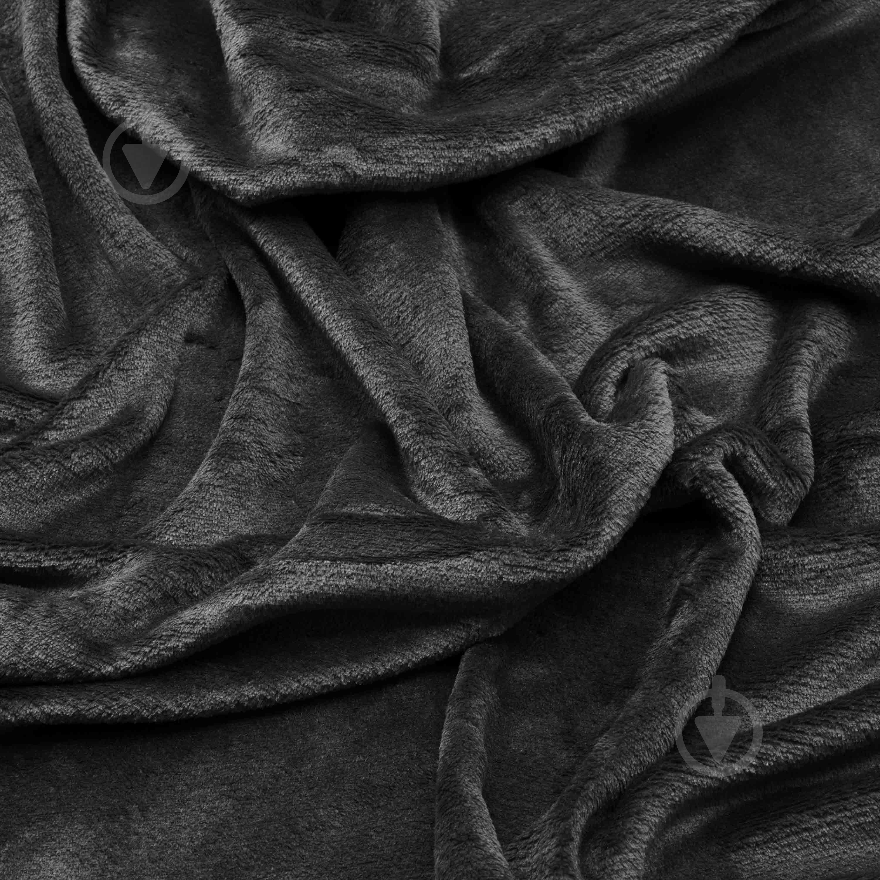 Плед Flannel 160x200 см чорний ARDESTO - фото 4