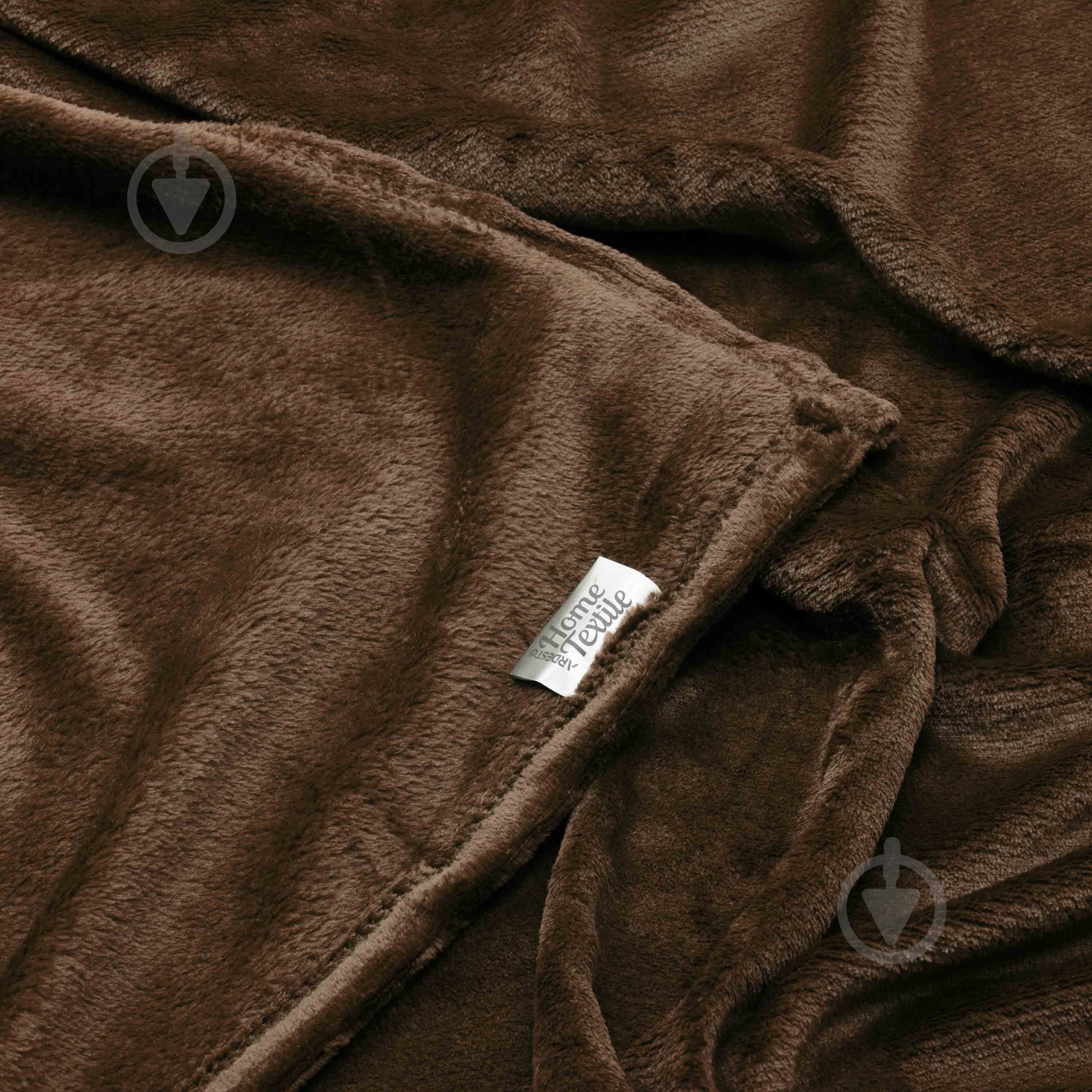 Плед Flannel 200x220 см коричневий Ardesto - фото 3