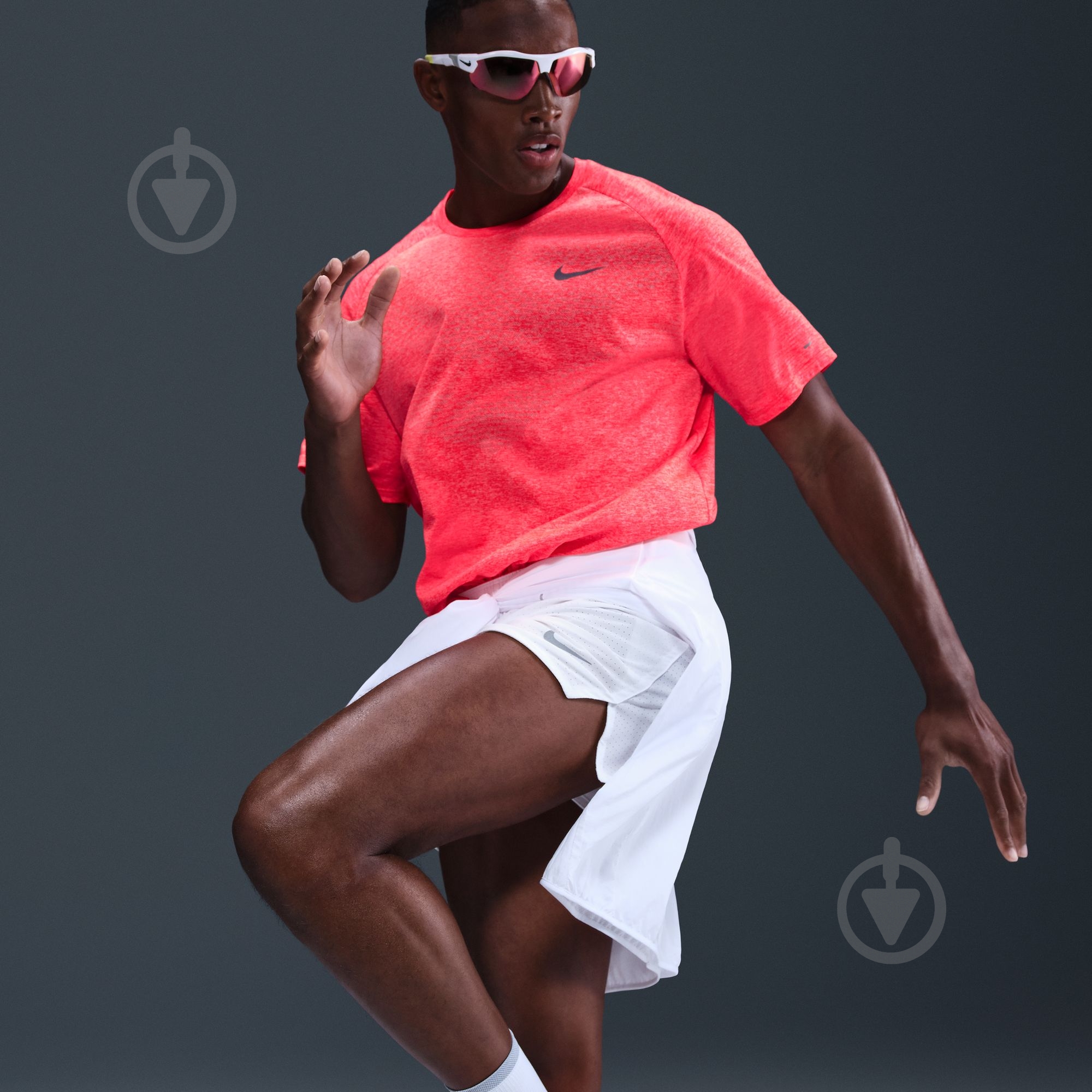 Футболка Nike M NK DFADV STRIDE SS TOP HV5203-635 р.M красный - фото 9