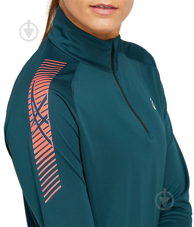 Джемпер Asics ICON LS 1/2 ZIP 2012B043-400 р. L синий - фото 4