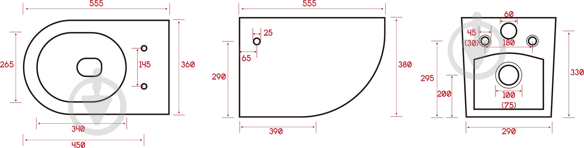 Унитаз подвесной VOLLE Amadeus 13-06-055 - фото 3