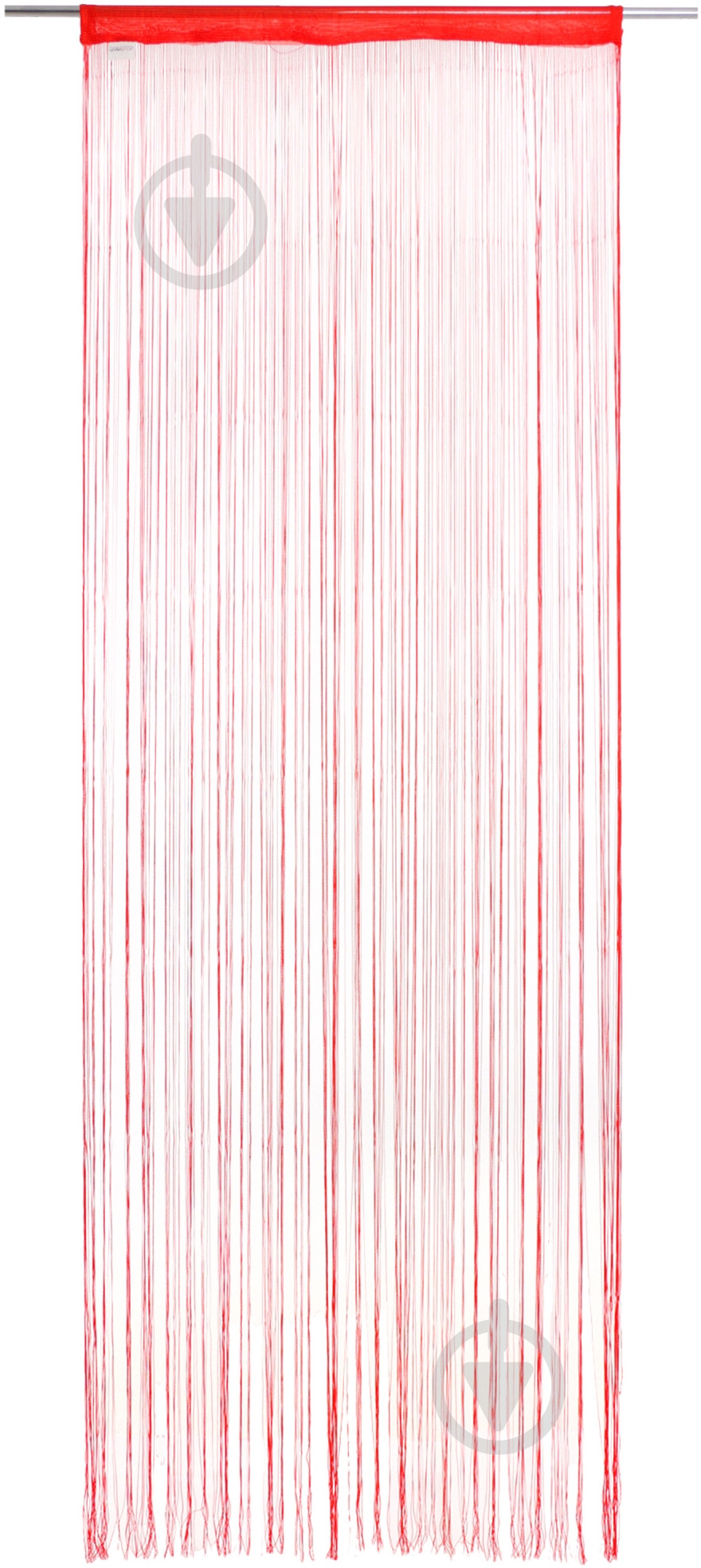 Штора Нити красная 90x280 см UNDERPRICE - фото 1 Штора Нити красная 90x280 см UNDERPRICE - фото 1
