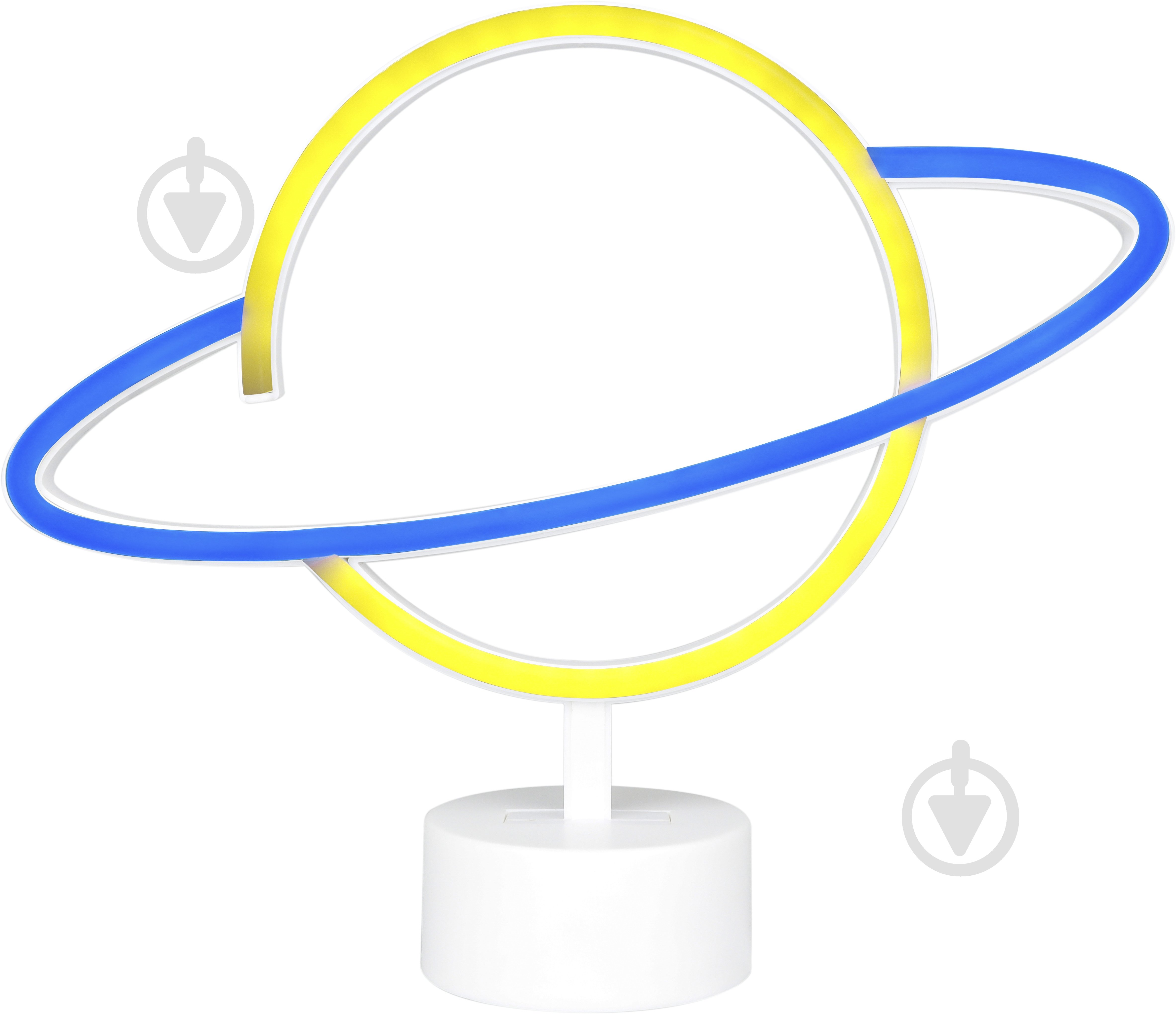 Світильник-нічник LED Sensio Neon Planet 300x16x175 мм 1 Вт різнокольоровий LP-NL250504 - фото 1 Світильник-нічник LED Sensio Neon Planet 300x16x175 мм 1 Вт різнокольоровий LP-NL250504 - фото 1