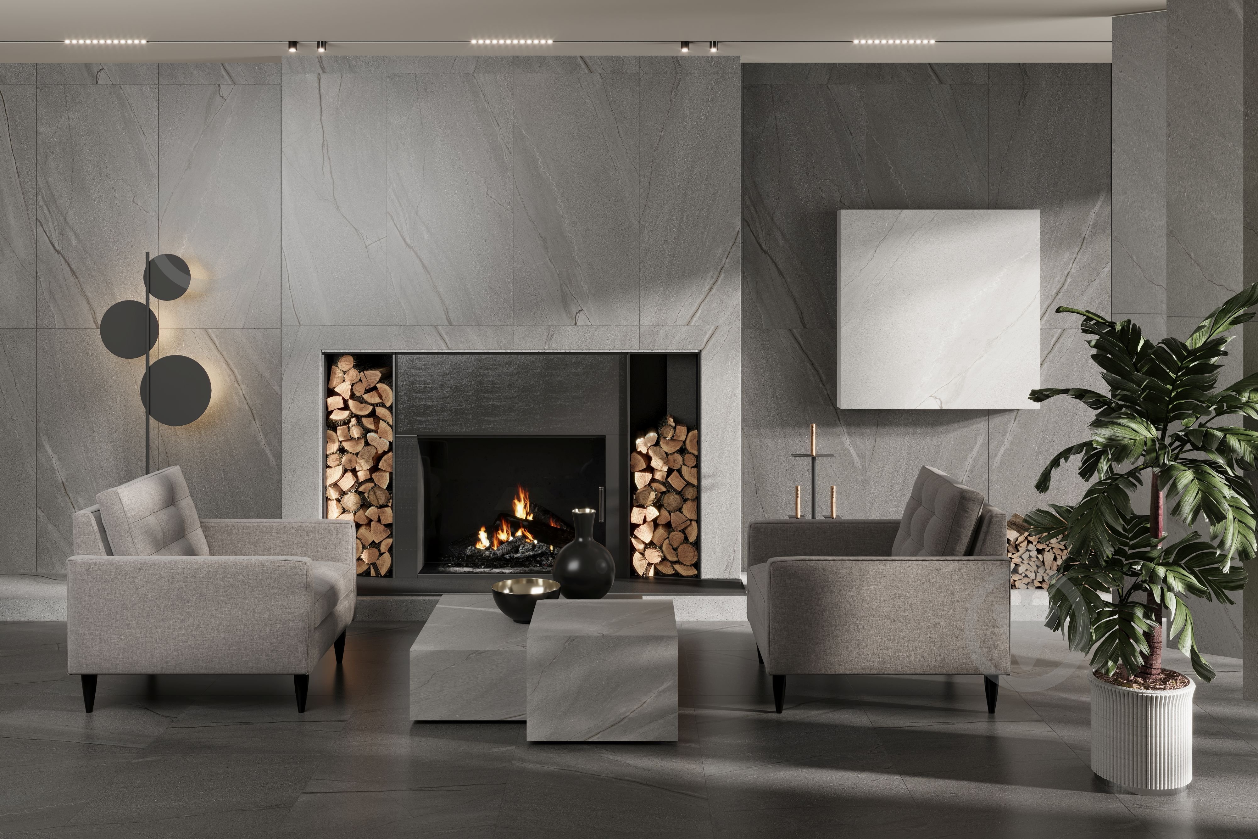 Плитка Allore Group Silva Grey F P R Sumat 60Х60 см - фото 5