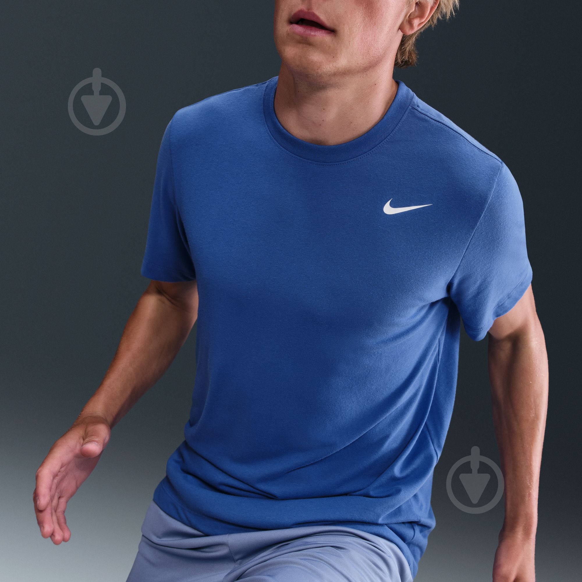 Футболка Nike M NK DF TEE DFC CREW SOLID AR6029-411 р.S голубой - фото 10 Футболка Nike M NK DF TEE DFC CREW SOLID AR6029-411 р.S голубой - фото 10