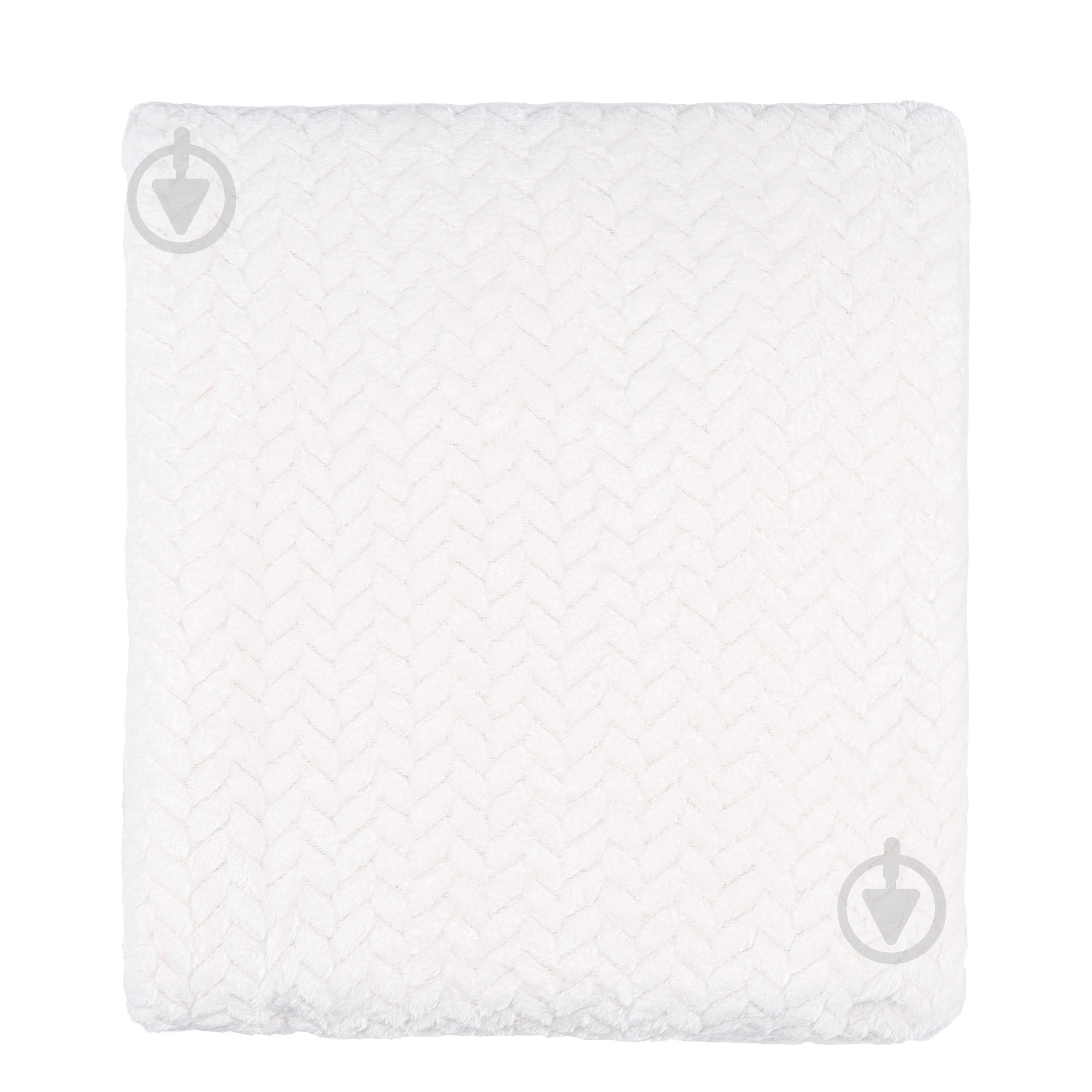 Плед Jacquard Braid 160x200 см айвори Ardesto - фото 2