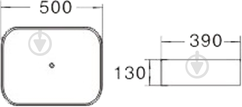 Умивальник VOLLE 13-01-007 - фото 2