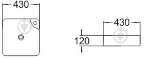 Умывальник VOLLE 13-01-038 - фото 2