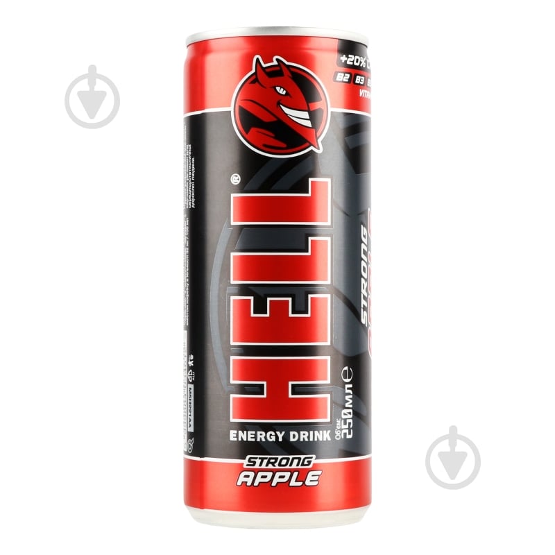 Энергетический напиток HELL Apple 0,25 л - фото 1 Энергетический напиток HELL Apple 0,25 л - фото 1