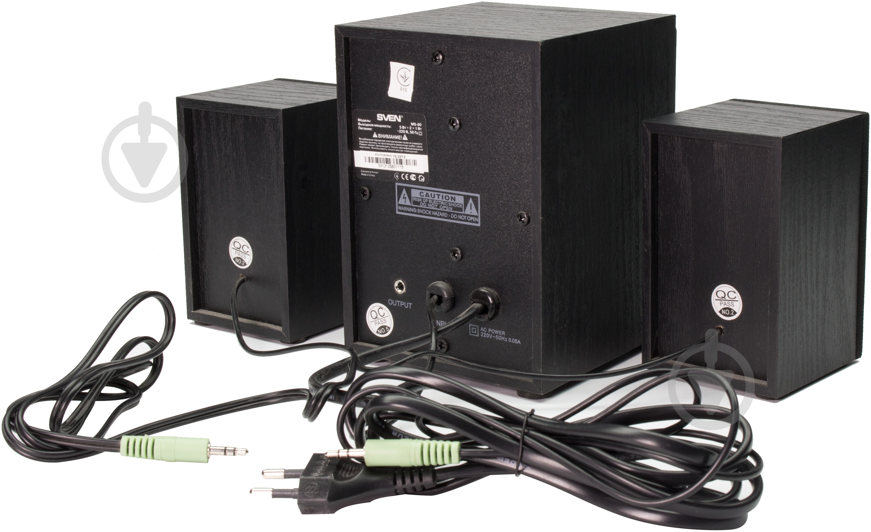 Акустическая система Sven MS-80 2.1 black - фото 3
