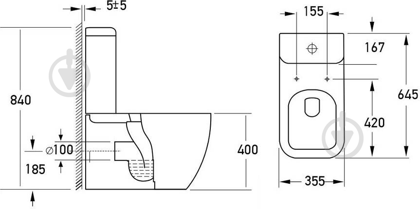 Унитаз-компакт VOLLE Orlando 13-35-342 - фото 4 Унитаз-компакт VOLLE Orlando 13-35-342 - фото 4