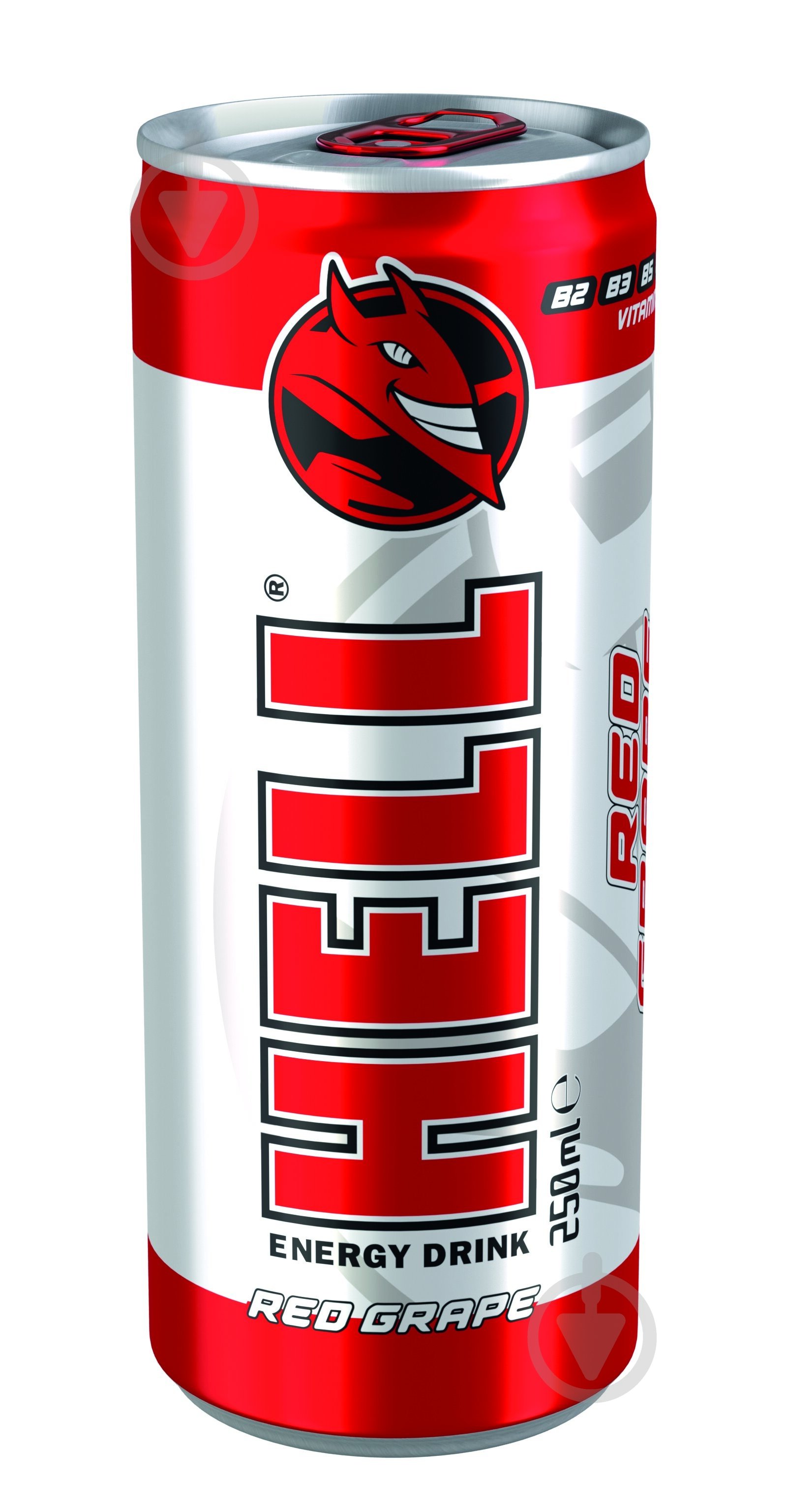 Энергетический напиток HELL Red Grape 0,25 л - фото 1 Энергетический напиток HELL Red Grape 0,25 л - фото 1