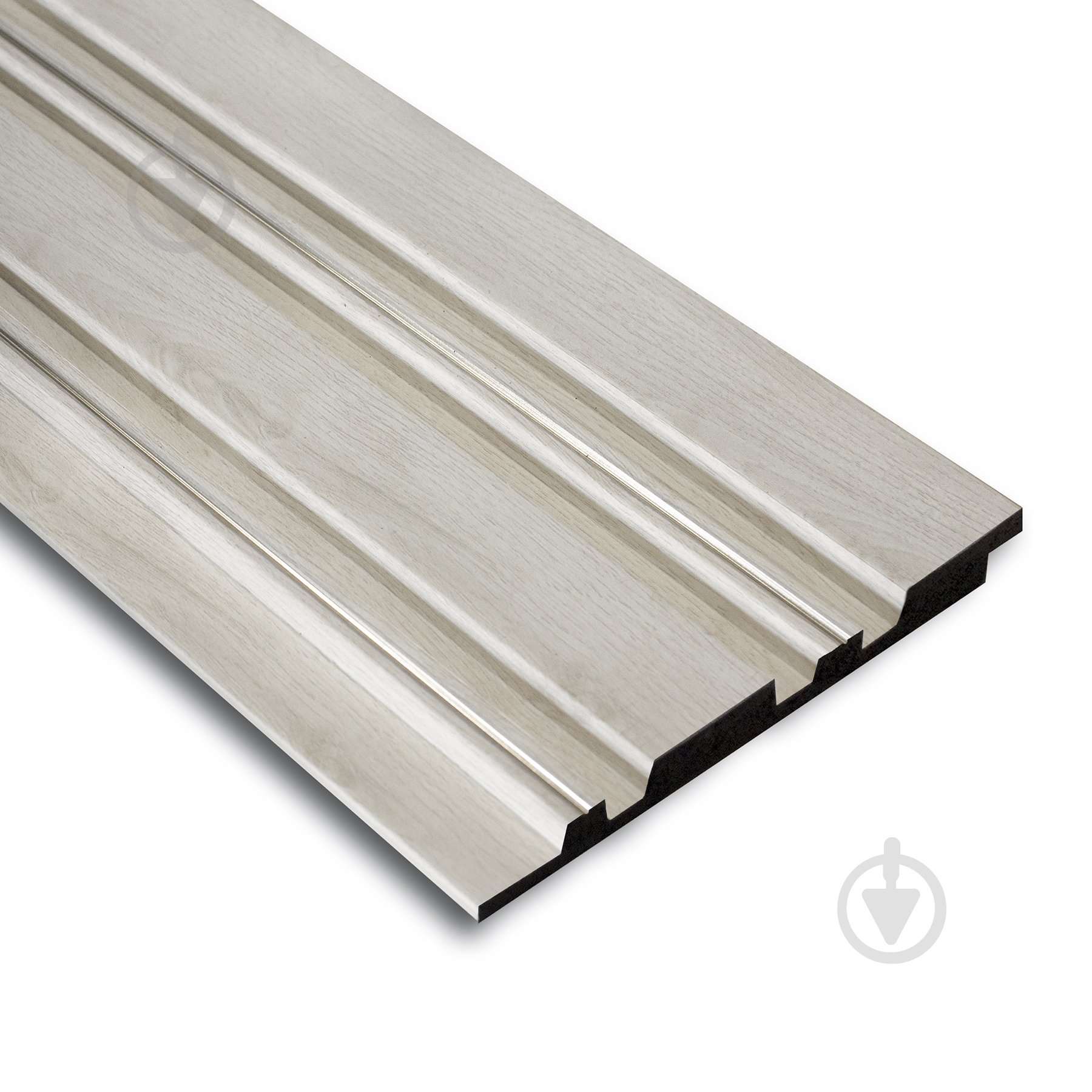 Реечная панель MARCO decor 12912-278-G светлое дерево с золотым 129х12х2900 мм (0,37 кв.м) - фото 1