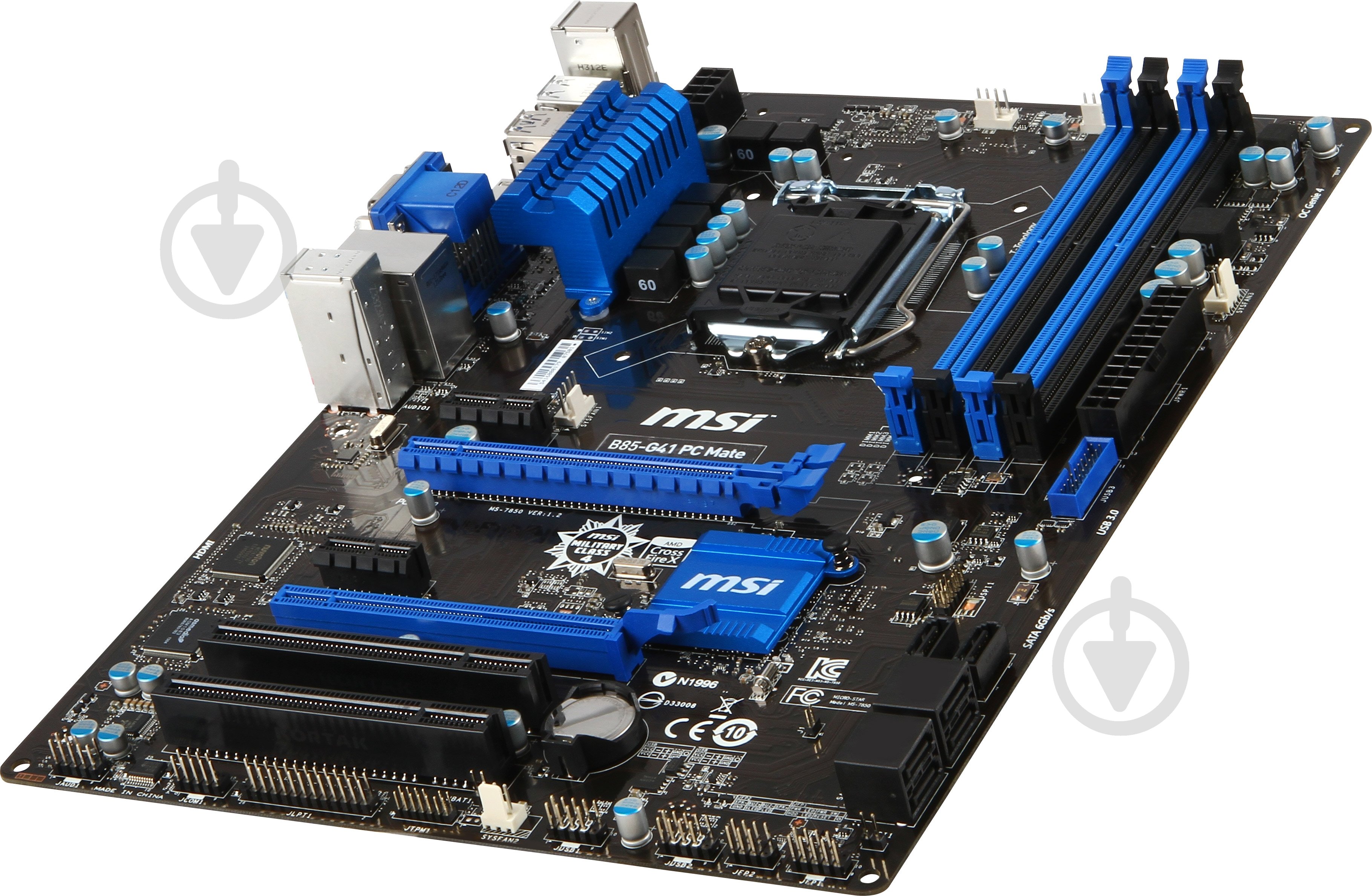 Материнская плата MSI B85-G41 PC Mate (Socket 1150, Intel B85, ATX) - фото 3 Материнская плата MSI B85-G41 PC Mate (Socket 1150, Intel B85, ATX) - фото 3
