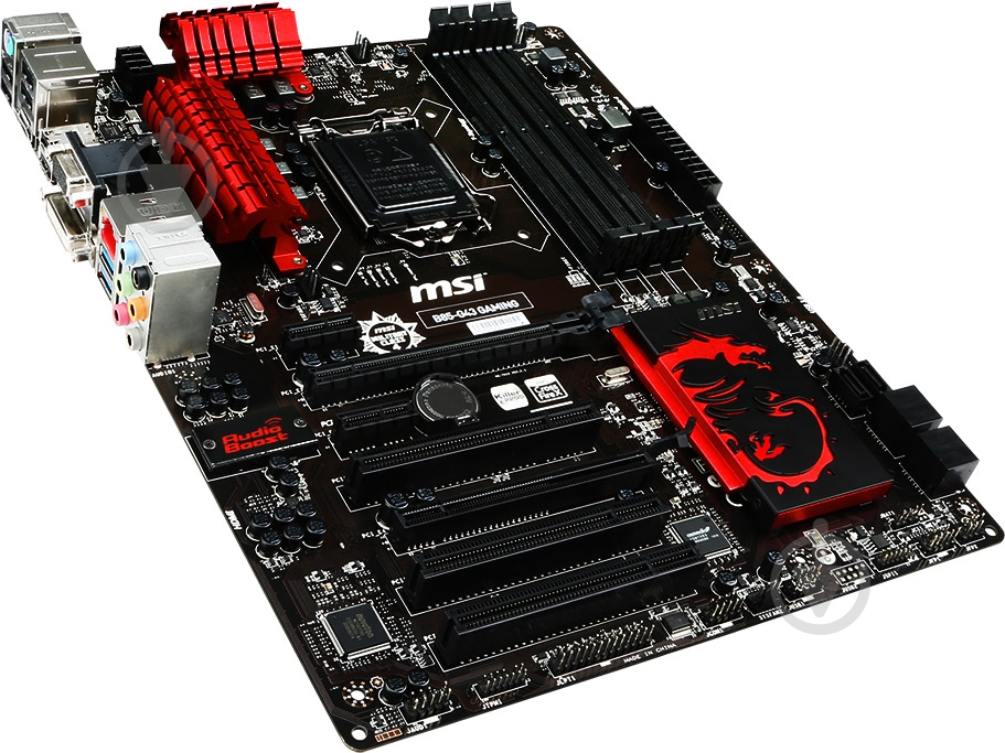 Материнська плата MSI B85-G43 GAMING (Socket 1150, Intel B85, ATX) - фото 2 Материнська плата MSI B85-G43 GAMING (Socket 1150, Intel B85, ATX) - фото 2