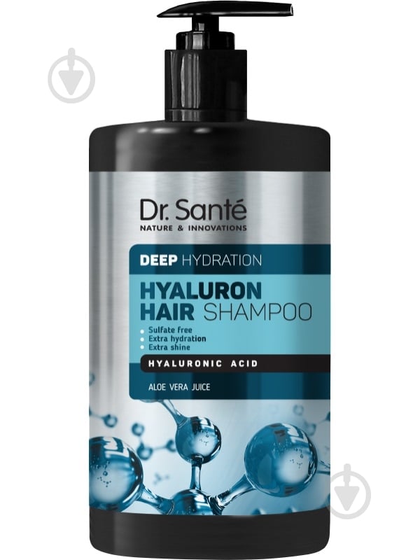 Шампунь Dr. Sante HYALURON HAIR Deep hydration 1000 мл - фото 1