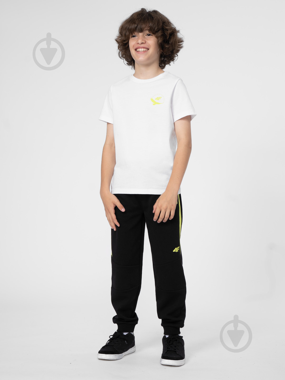 Брюки 4F 4FJSS23TTROM144-20S р. 134 черный - фото 1