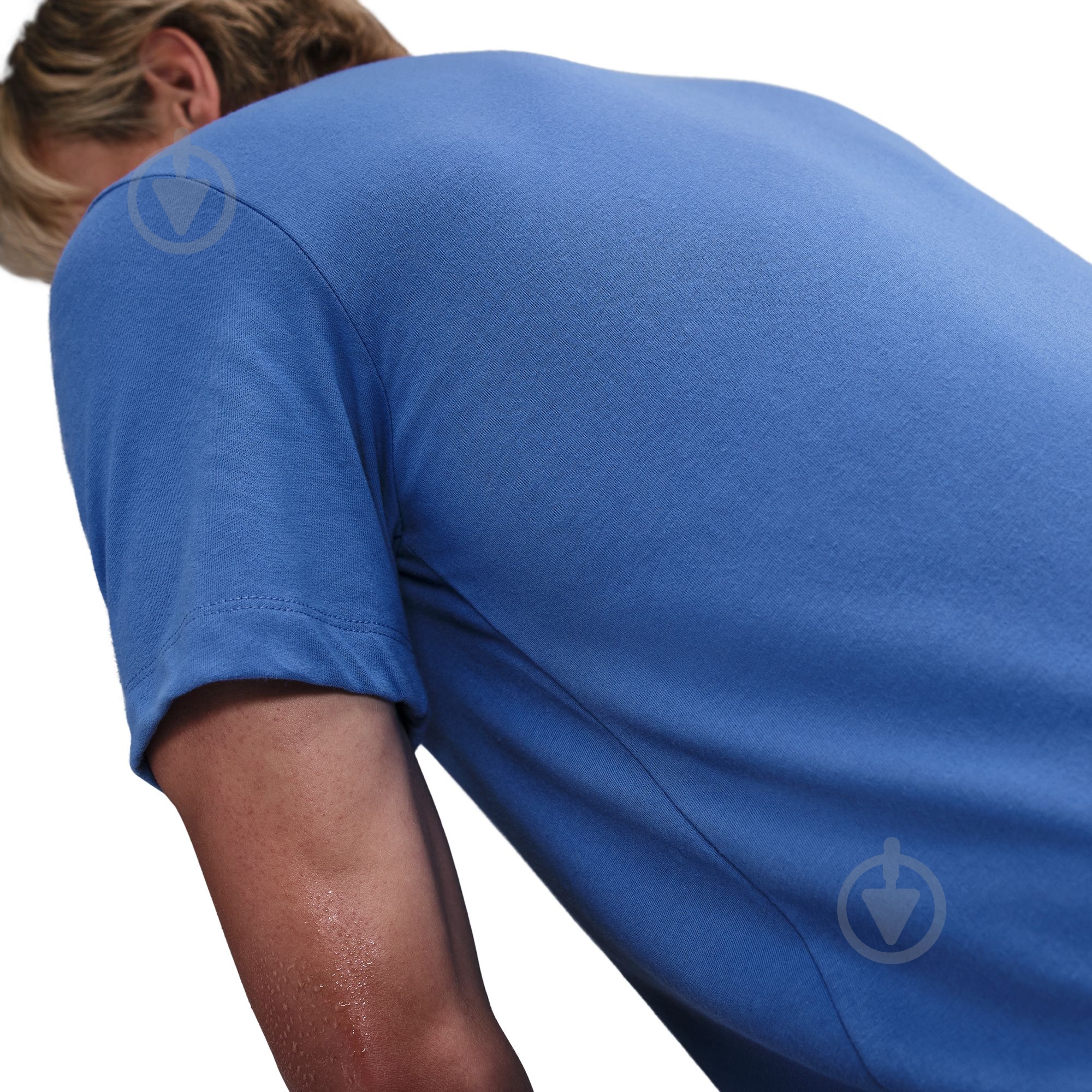 Футболка Nike M NK DF TEE DFC CREW SOLID AR6029-411 р.XL голубой - фото 4 Футболка Nike M NK DF TEE DFC CREW SOLID AR6029-411 р.XL голубой - фото 4