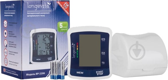 Тонометр Longevita BP-2206 - фото 5 Тонометр Longevita BP-2206 - фото 5
