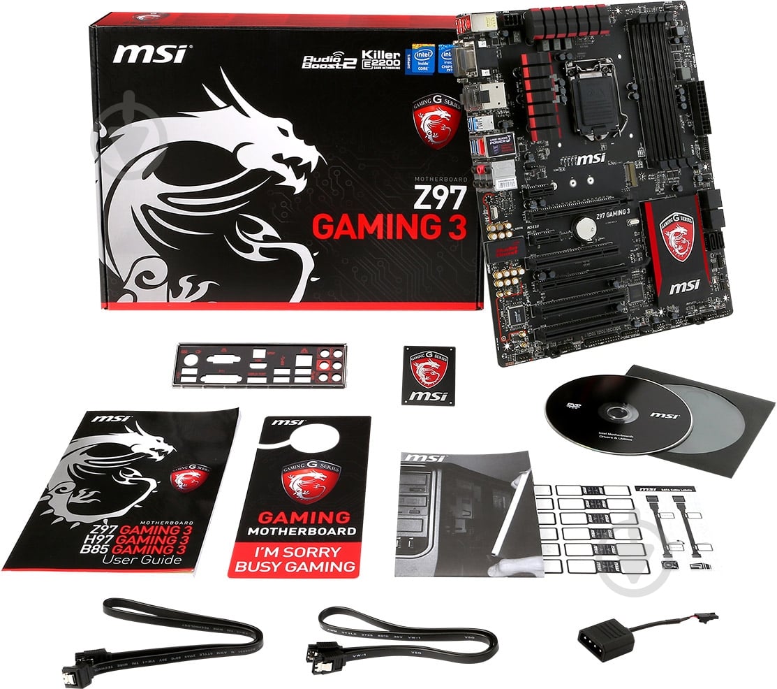 Материнская плата MSI Z97 GAMING 3 (Socket 1150, Intel Z97, ATX) - фото 7 Материнская плата MSI Z97 GAMING 3 (Socket 1150, Intel Z97, ATX) - фото 7