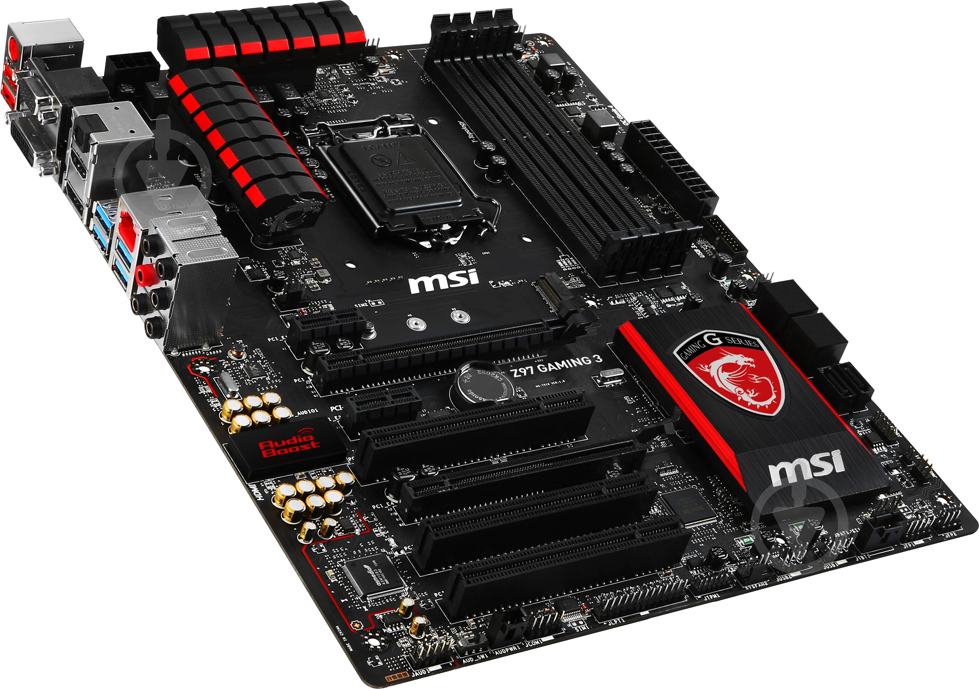 Материнская плата MSI Z97 GAMING 3 (Socket 1150, Intel Z97, ATX) - фото 2 Материнская плата MSI Z97 GAMING 3 (Socket 1150, Intel Z97, ATX) - фото 2