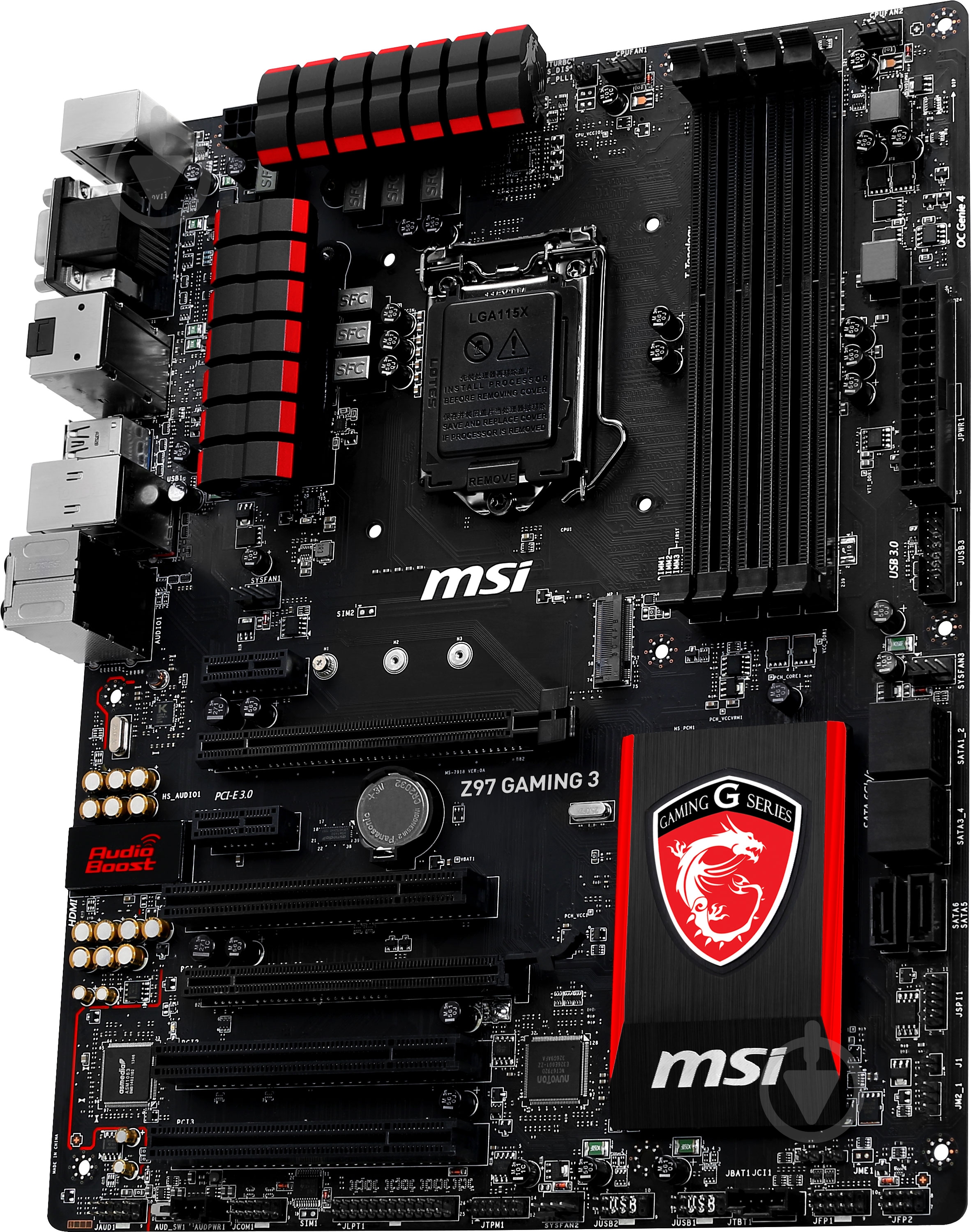 Материнская плата MSI Z97 GAMING 3 (Socket 1150, Intel Z97, ATX) - фото 3 Материнская плата MSI Z97 GAMING 3 (Socket 1150, Intel Z97, ATX) - фото 3