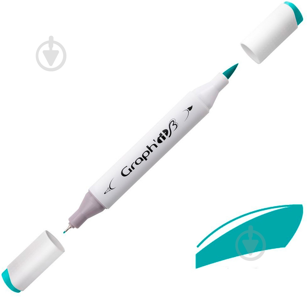Маркер двусторонний Graph'it GI87260 океан - фото 1