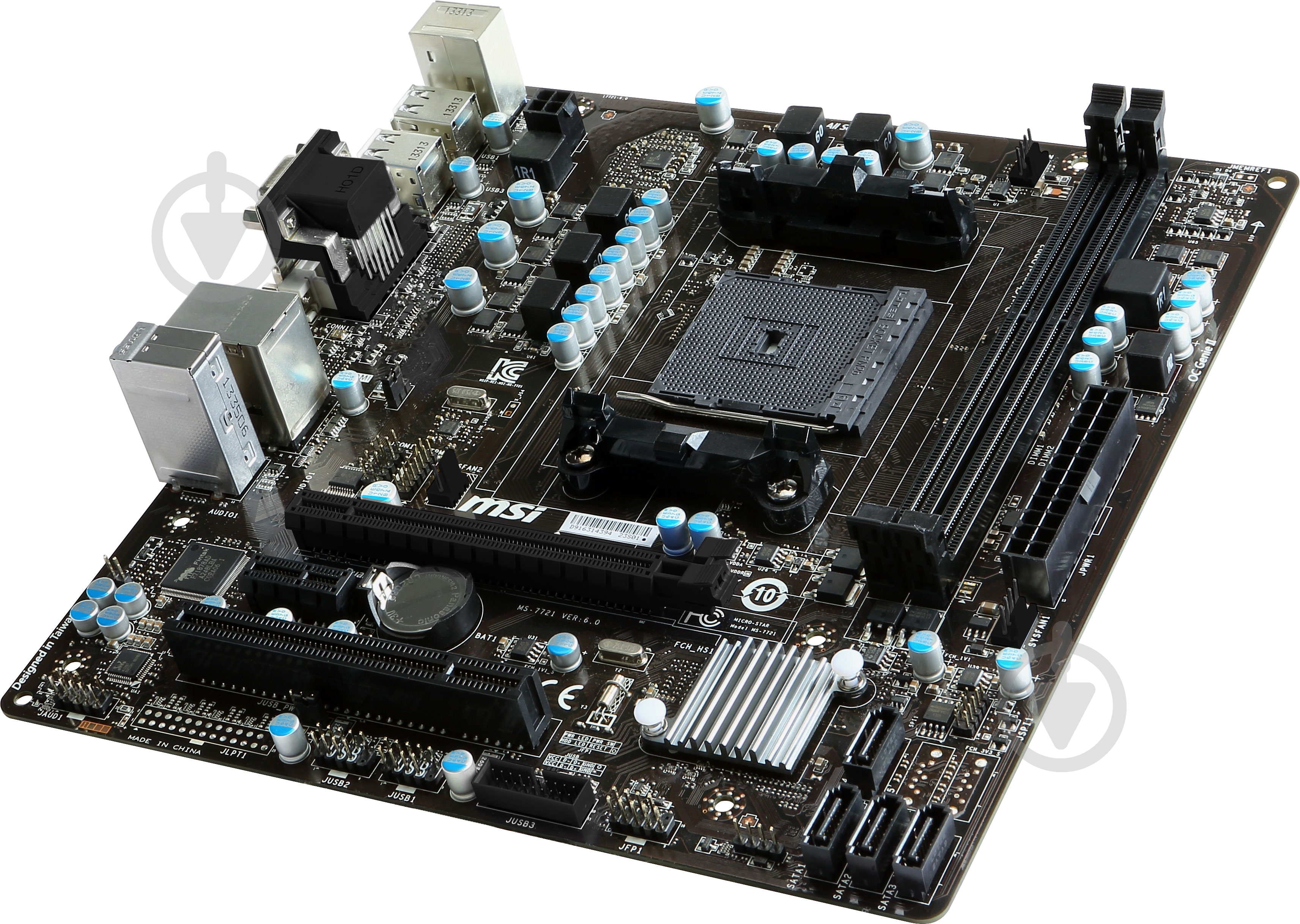 Материнская плата MSI A88XM-P33 V2 (Socket FM2+, AMD A88X, mirco ATX) - фото 3
