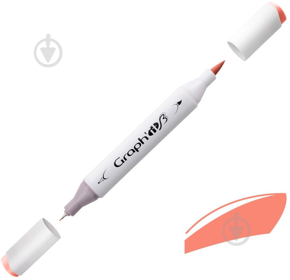 Маркер двусторонний Graph'it GI83165 осенний - фото 1 Маркер двусторонний Graph'it GI83165 осенний - фото 1