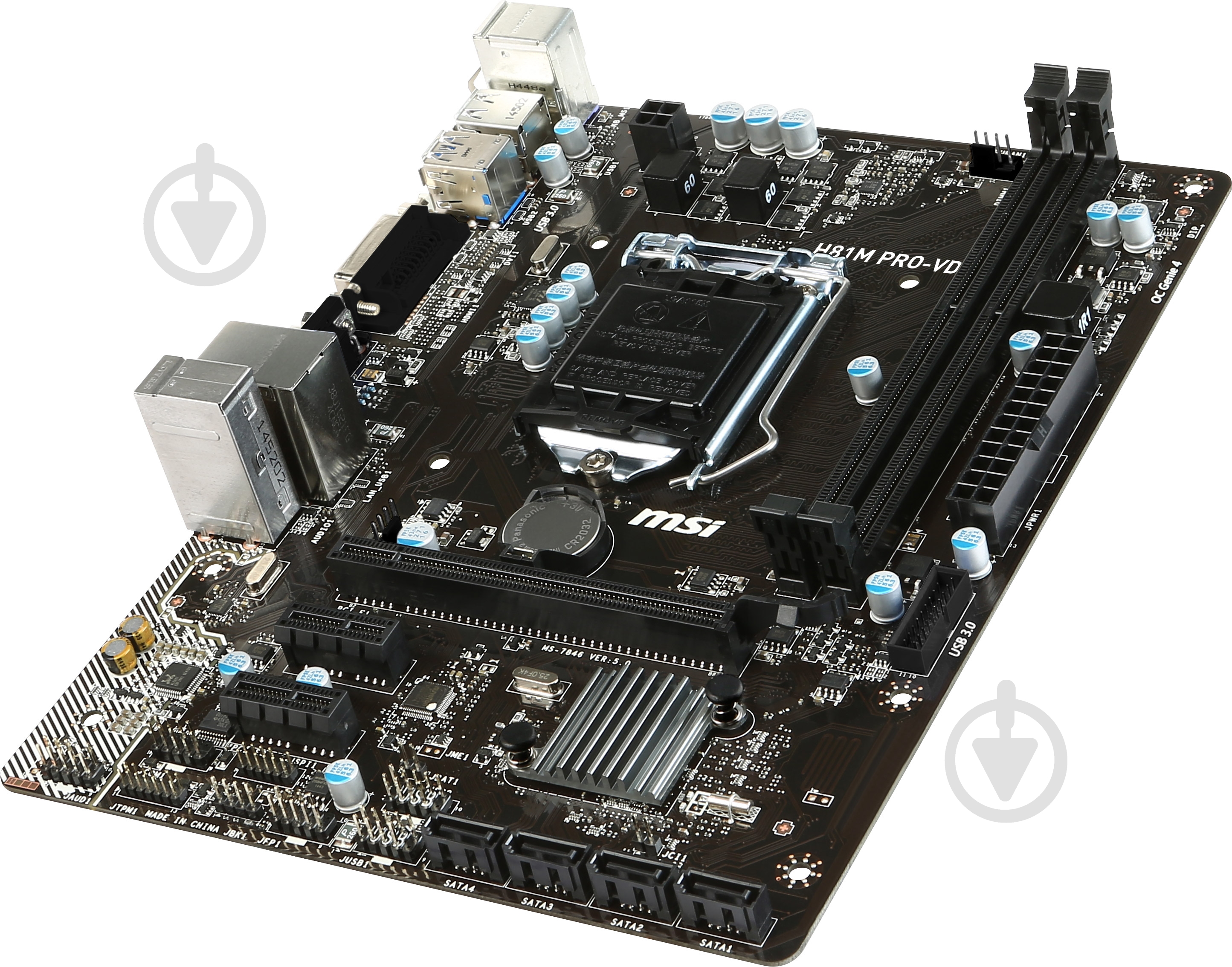 Материнская плата MSI H81M PRO-VD (Socket 1150, Intel H81, mirco ATX) - фото 3 Материнская плата MSI H81M PRO-VD (Socket 1150, Intel H81, mirco ATX) - фото 3