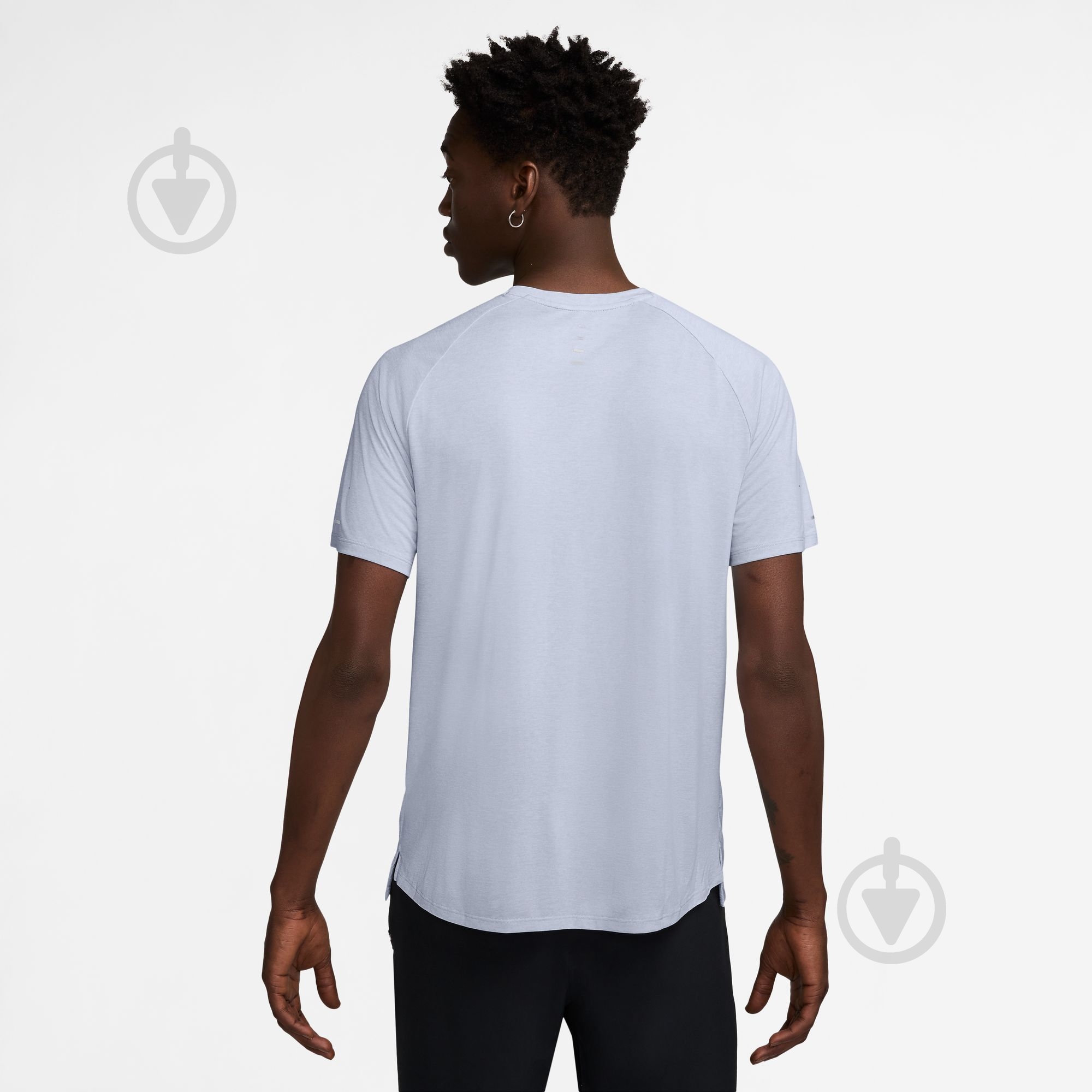 Футболка Nike M NK DFADV STRIDE SS TOP HV5203-057 р.XL серый - фото 2