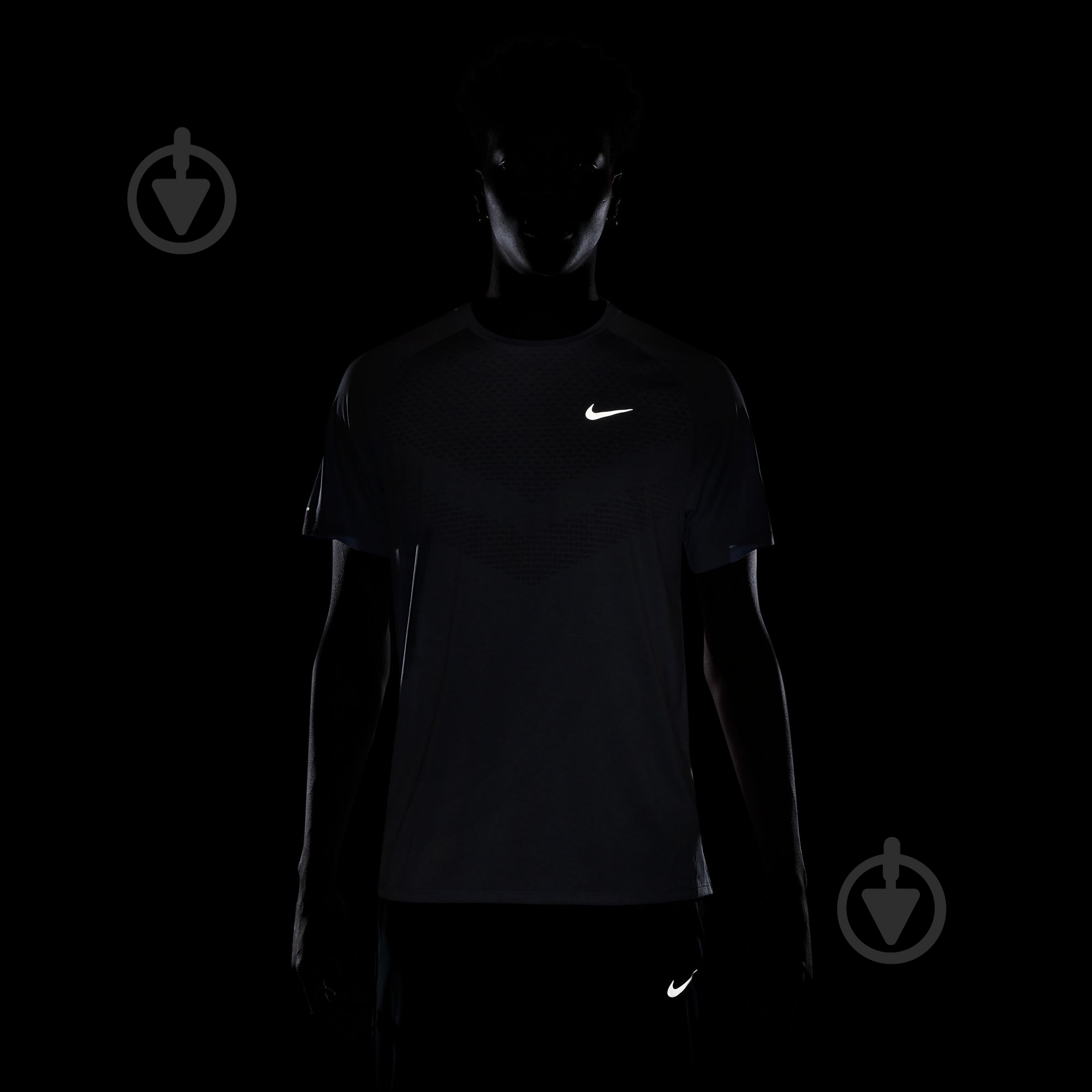 Футболка Nike M NK DFADV STRIDE SS TOP HV5203-057 р.XL серый - фото 6
