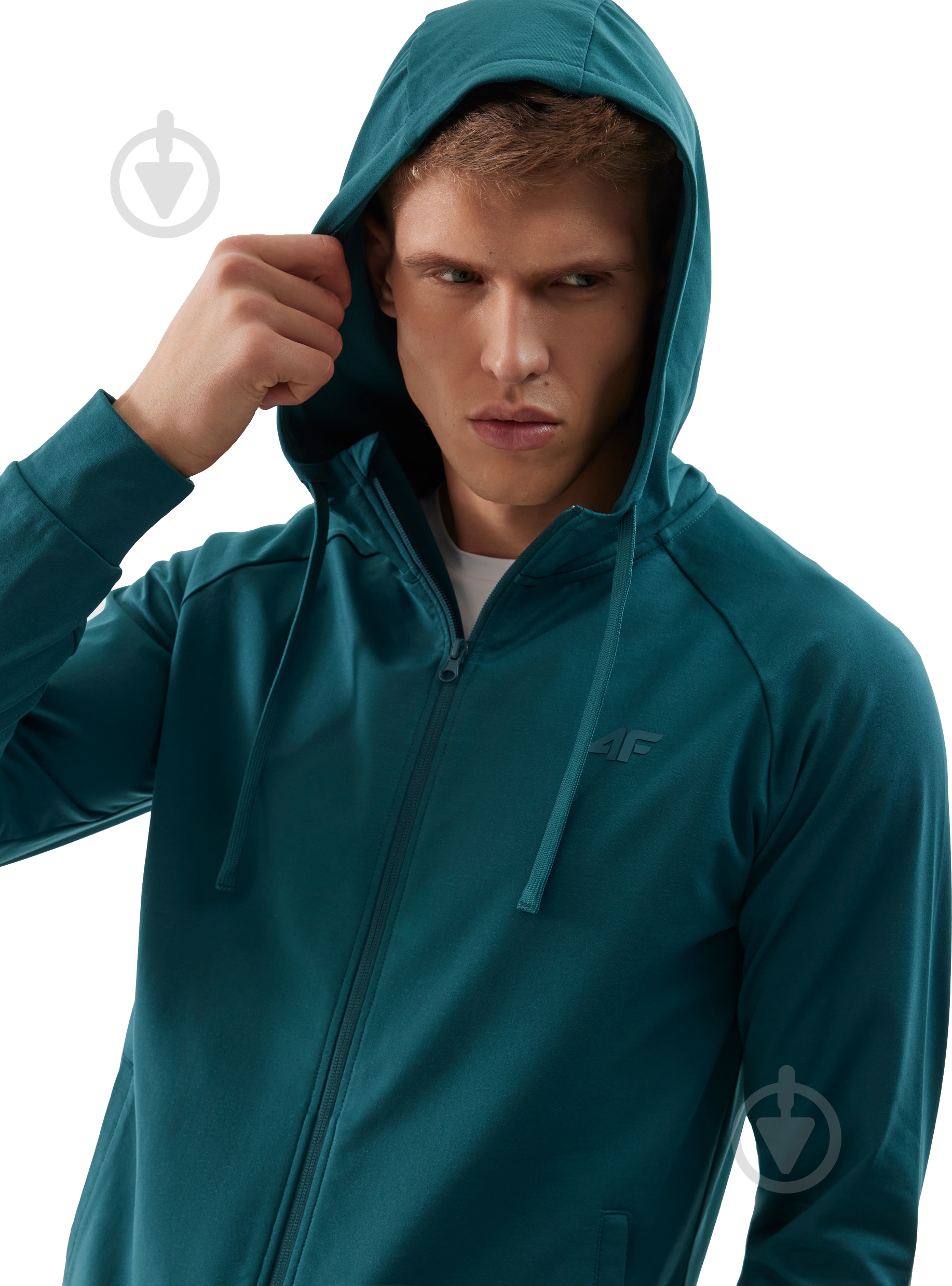 Джемпер 4F 4FWSS24TFSWM268-46S р.S зеленый - фото 3