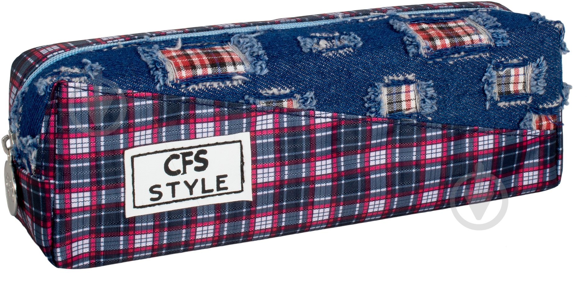 Пенал Мягкий Patch Cool For School синий - фото 1