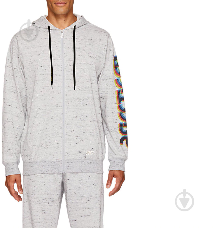 Джемпер Asics FT BL GRAPHIC FZ HD 2191A236-020 р. L сірий - фото 1