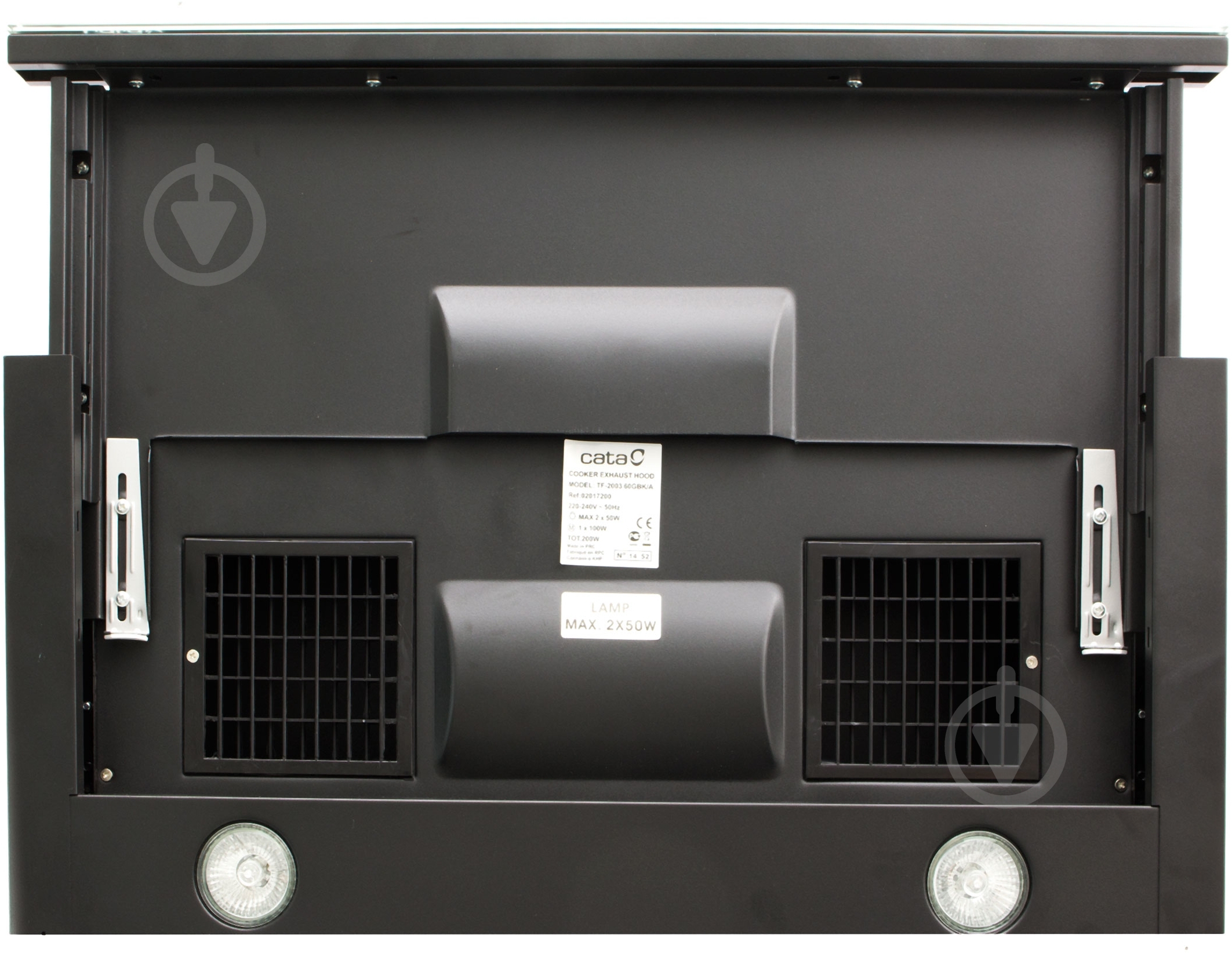 Вытяжка Cata TF 2003 60 GBK/A BLACK GLASS - фото 8 Вытяжка Cata TF 2003 60 GBK/A BLACK GLASS - фото 8
