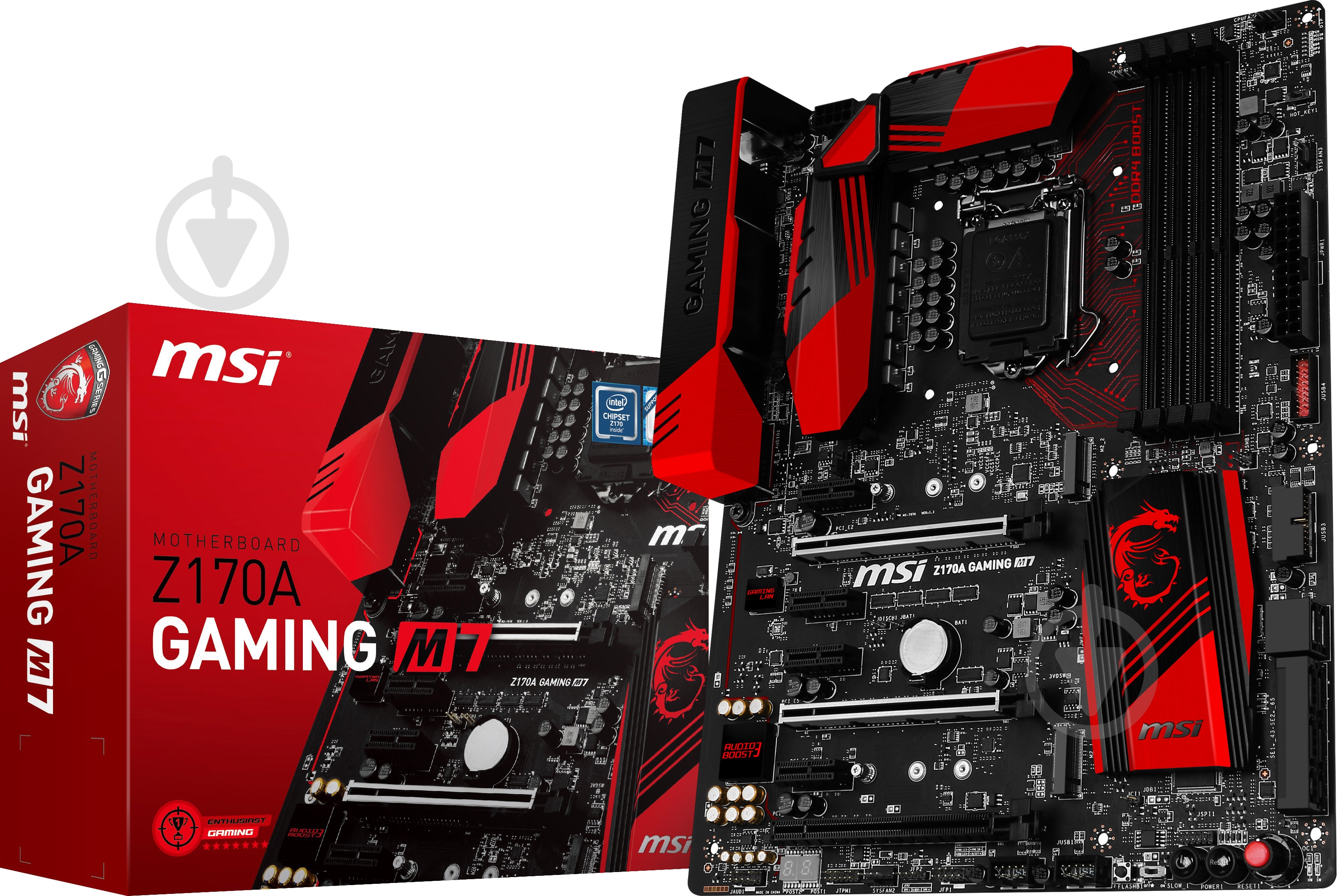 Материнская плата MSI Z170A GAMING M7 (Socket 1151, Intel Z170, ATX) - фото 6 Материнская плата MSI Z170A GAMING M7 (Socket 1151, Intel Z170, ATX) - фото 6
