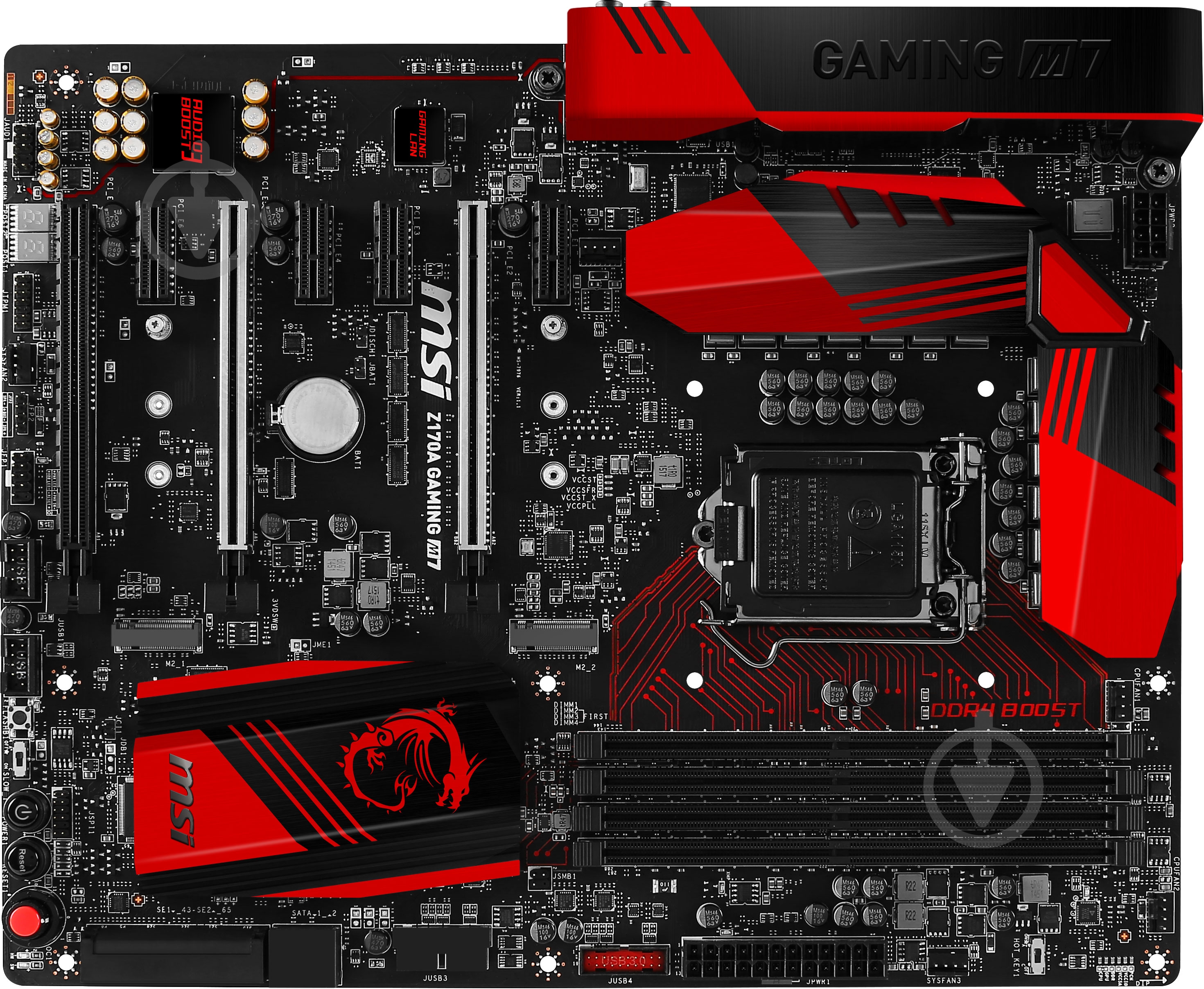 Материнская плата MSI Z170A GAMING M7 (Socket 1151, Intel Z170, ATX) - фото 1 Материнская плата MSI Z170A GAMING M7 (Socket 1151, Intel Z170, ATX) - фото 1