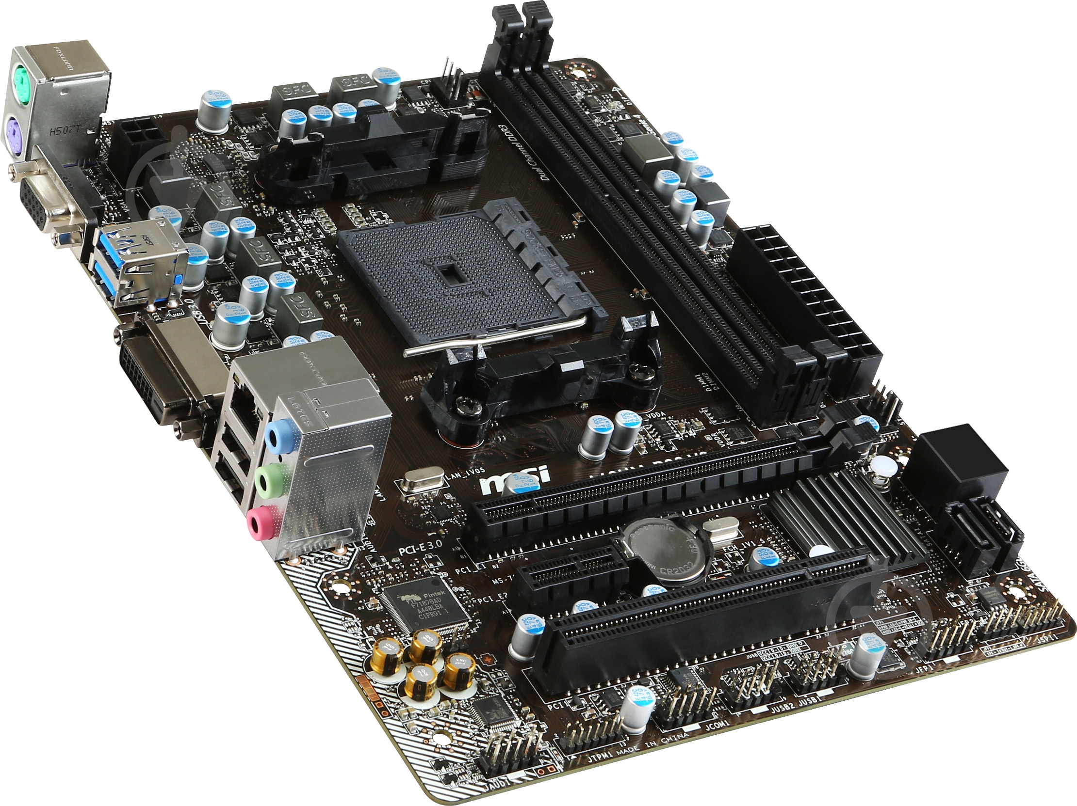 Материнская плата MSI A68HM-P33 V2 (Socket FM2+, AMD A68H, mirco ATX) - фото 2